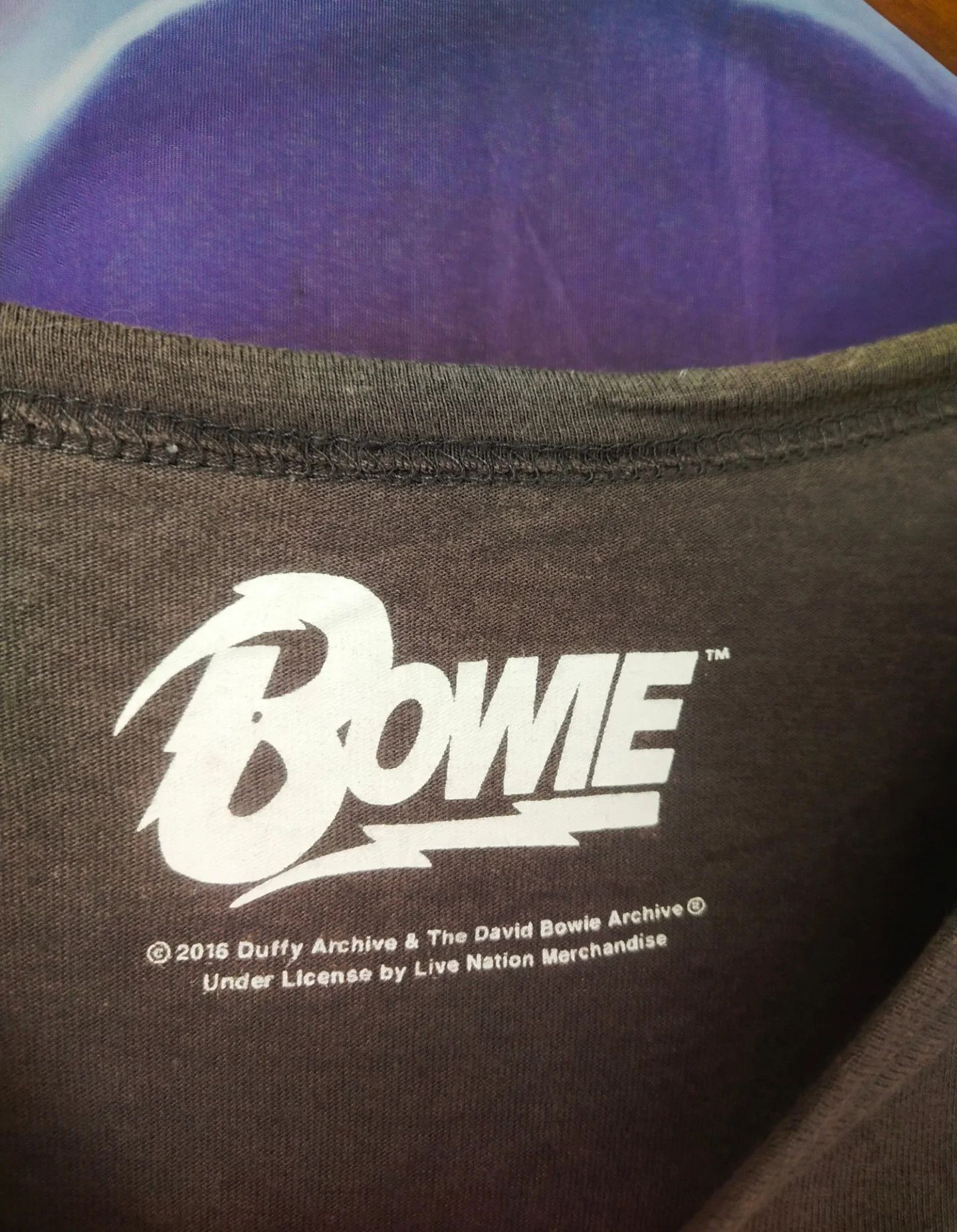 Band Tees David Bowie Face Art Woman Band Music Tee Rock Size M / US 6-8 / IT 42-44 - 4 Thumbnail