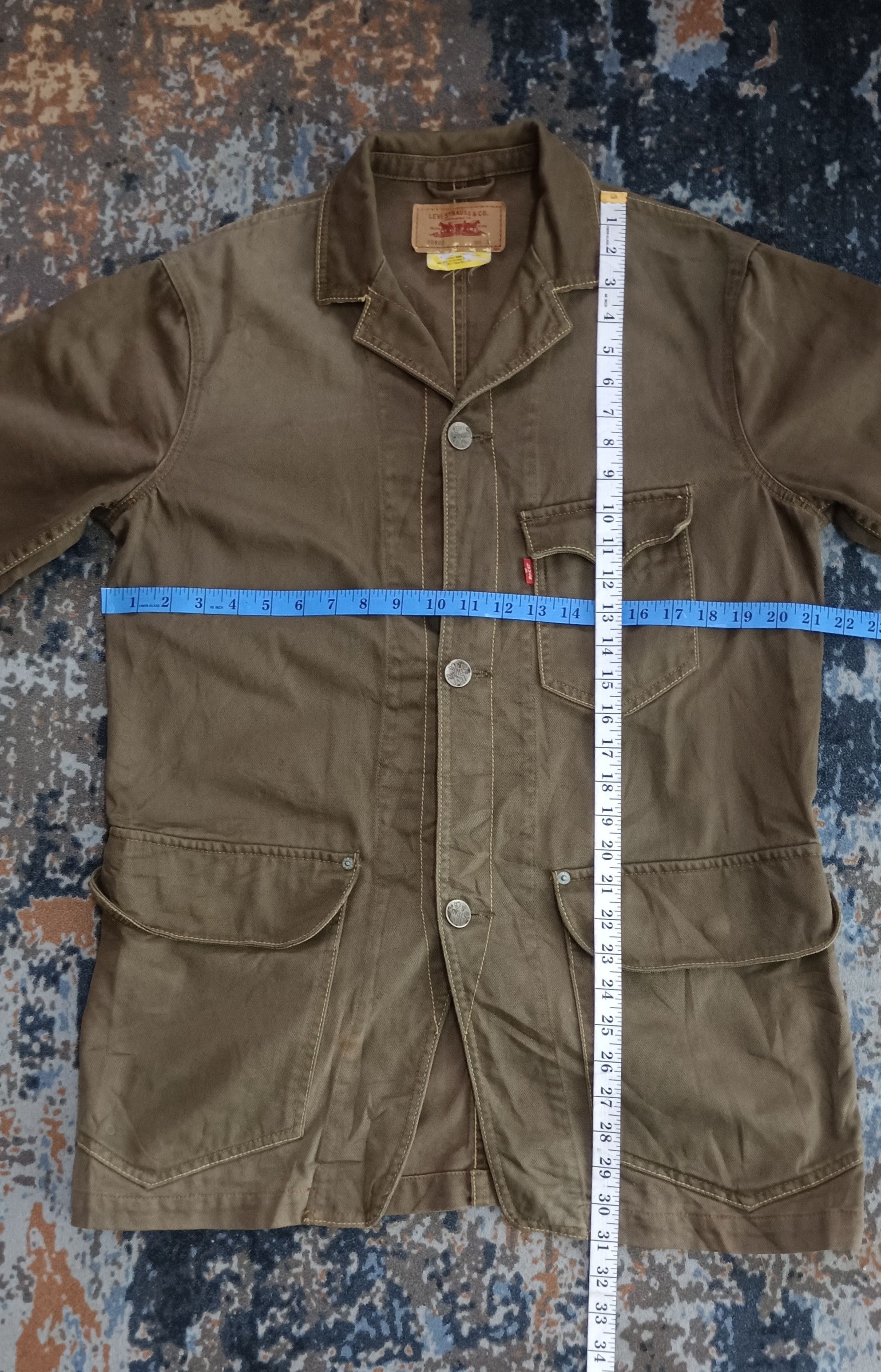 Levi's Vintage Clothing Rare Vintage🔥 Levi's Worker Western Pocket Jacket Size US L / EU 52-54 / 3 - 16 Thumbnail