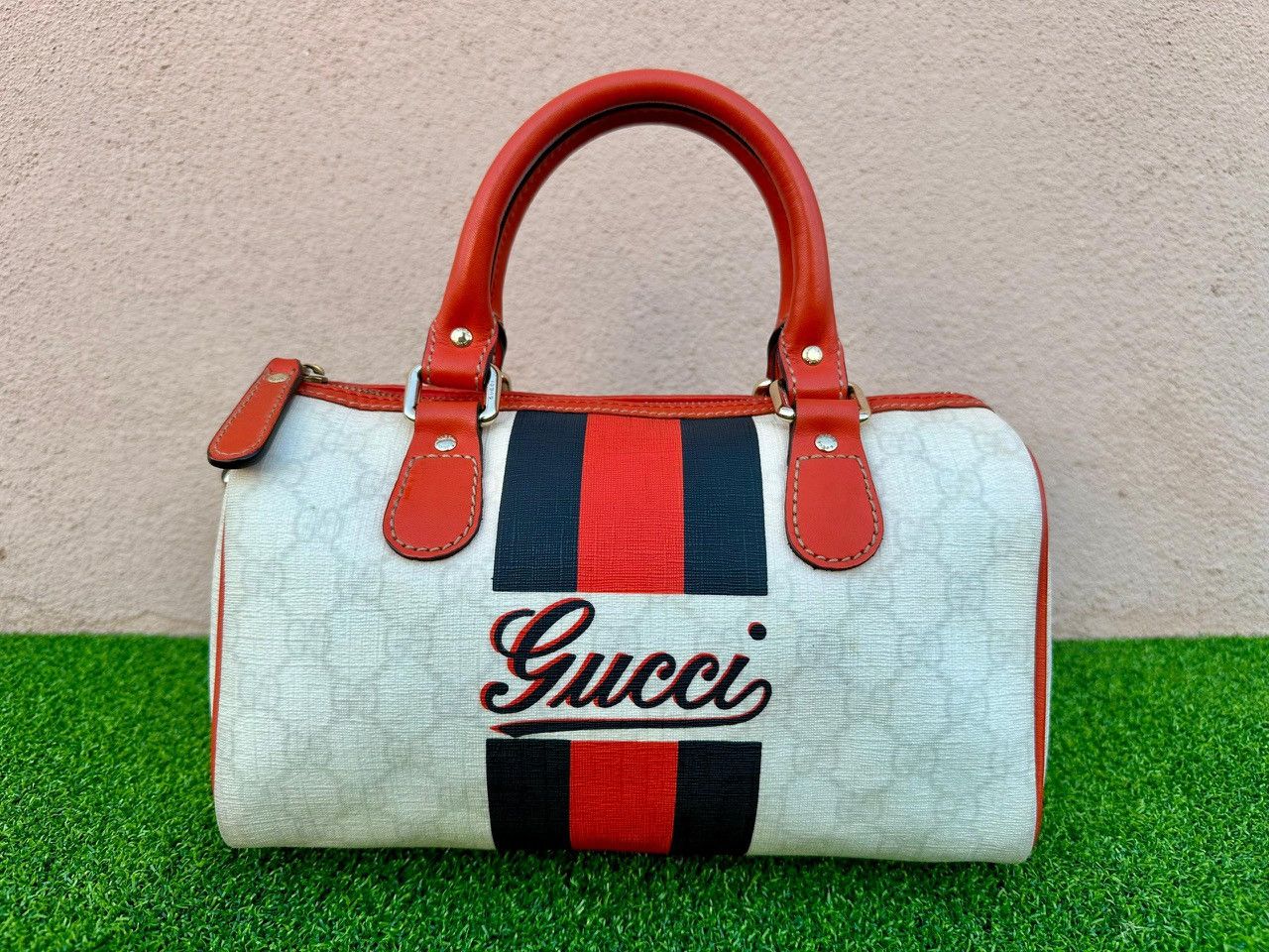 Gucci Authentic Gucci GG Supreme Mini Joy Boston Bag Size ONE SIZE - 1 Thumbnail