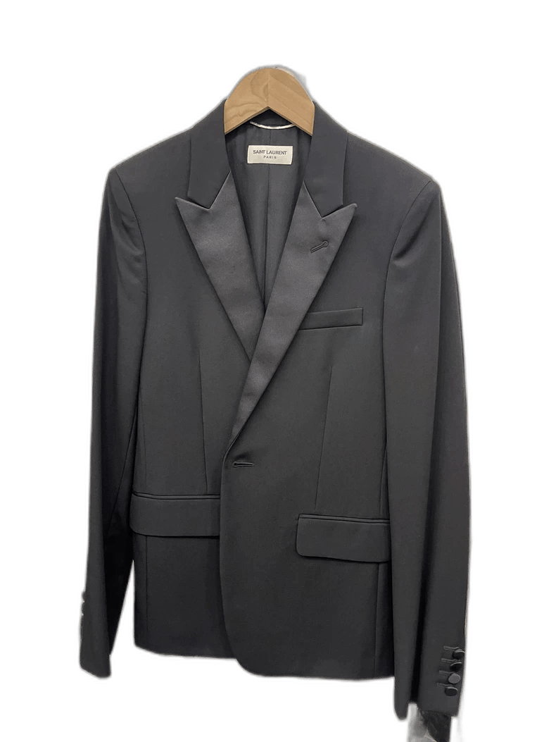 Saint Laurent Paris saint laurent le smoking tuxedo jacket-2507 Size US S / EU 44-46 / 1 - 5 Thumbnail