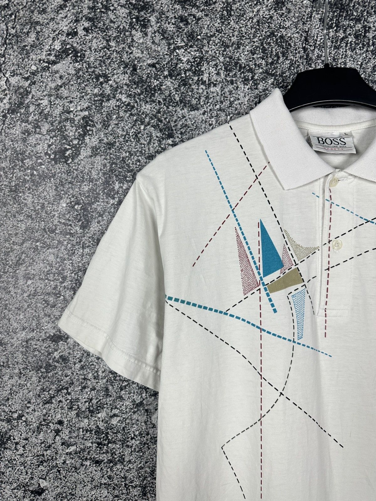 Hugo Boss BOSS Hugo Boss International Golfing Club Vintage Polo Shirt Size US L / EU 52-54 / 3 - 5 Thumbnail