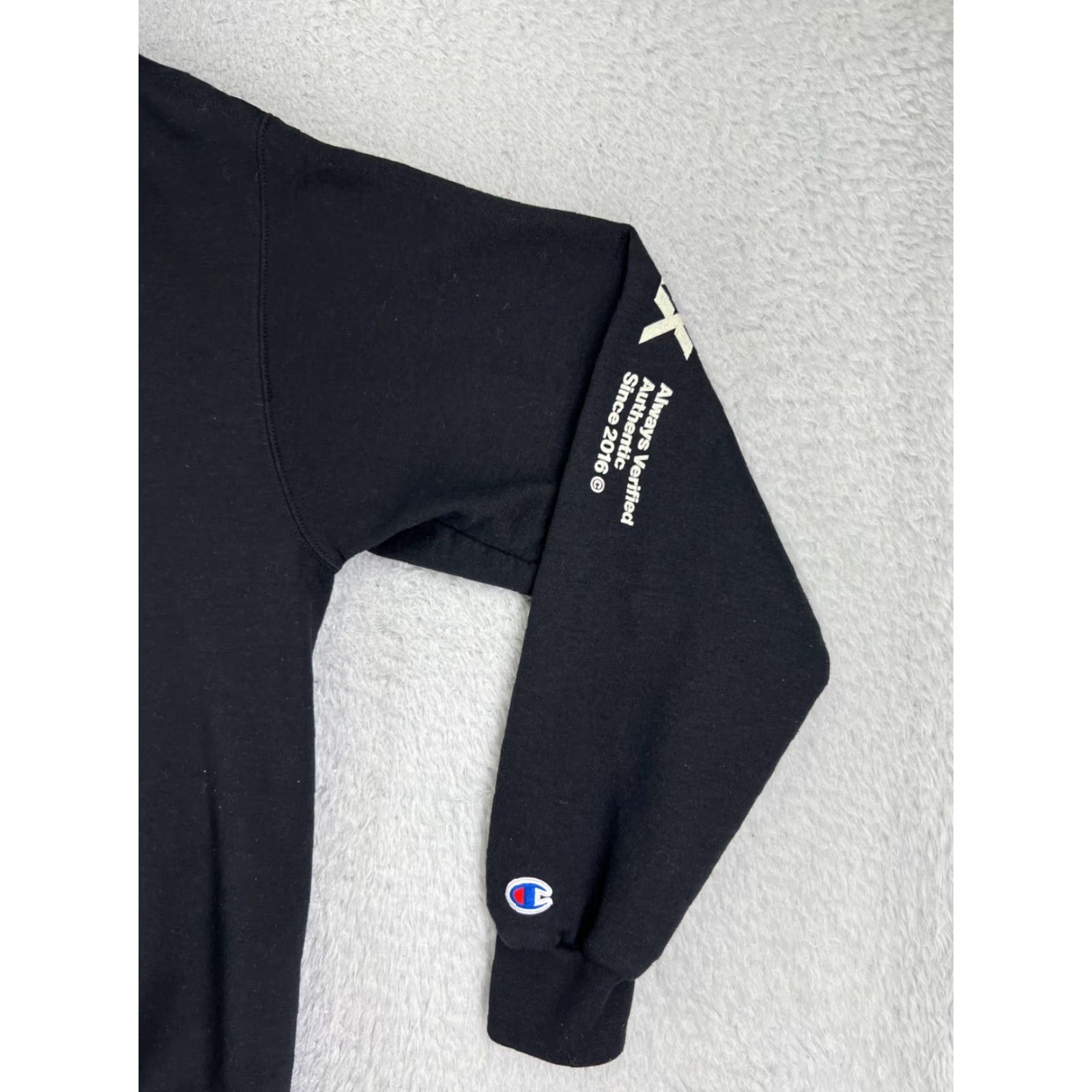 Champion Champion Sweatshirt Adult XL Black Pullover Employee Issue Long Sleeve Casual Mens Size US XL / EU 56 / 4 - 2 Thumbnail