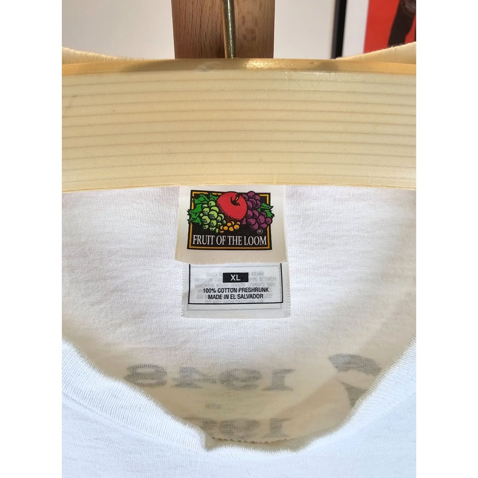 Fruit Of The Loom VINTAGE 98' 50TH ANNIVERSARY MBNA 500 NASCAR SINGLE STITCH WHITE T-SHIRT SZ XL Mens Shirt XL White 90s NASCAR Merch Size US XL / EU 56 / 4 - 3 Thumbnail