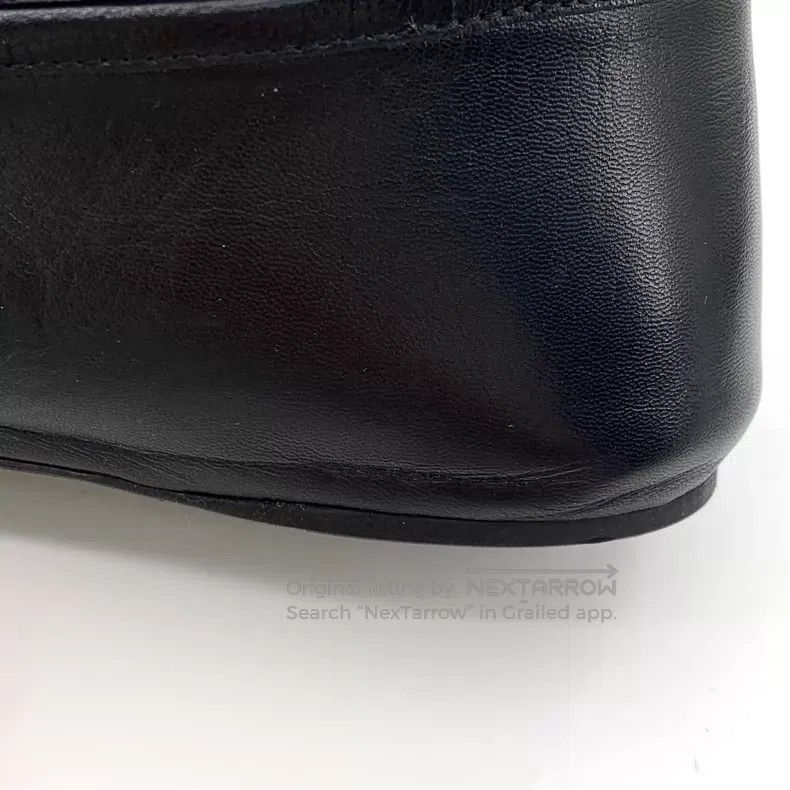 Gucci Gucci Black leather double G logo one-pedal casual flat sh Size US 6.5 / IT 36.5 - 9 Thumbnail