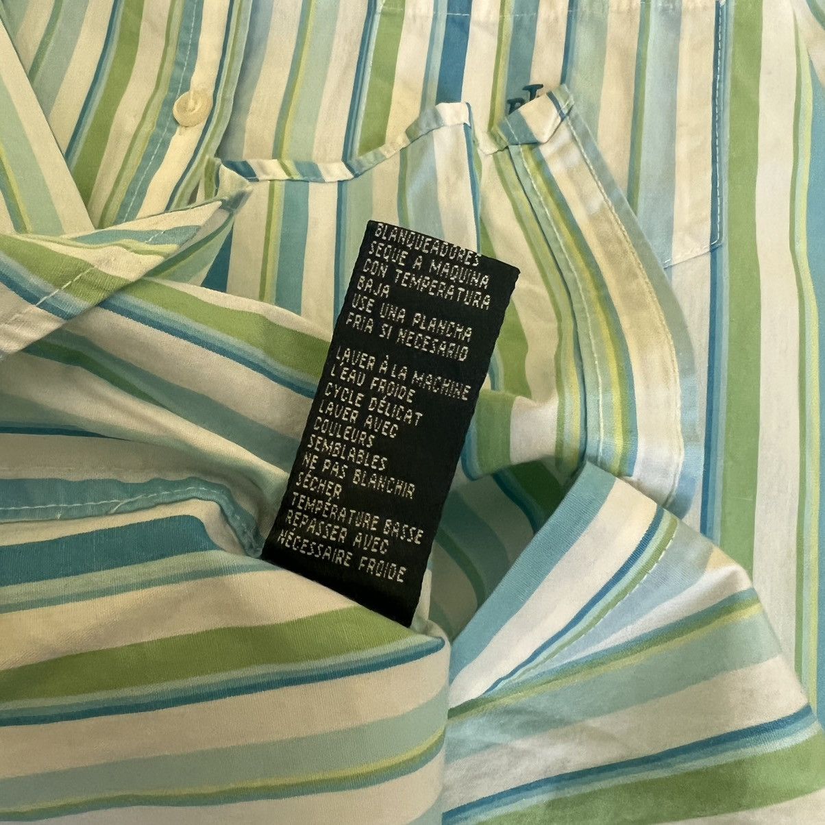 Ralph Lauren Vintage 90s Ralph Lauren Stripe Button up shirt Size M / US 6-8 / IT 42-44 - 6 Thumbnail