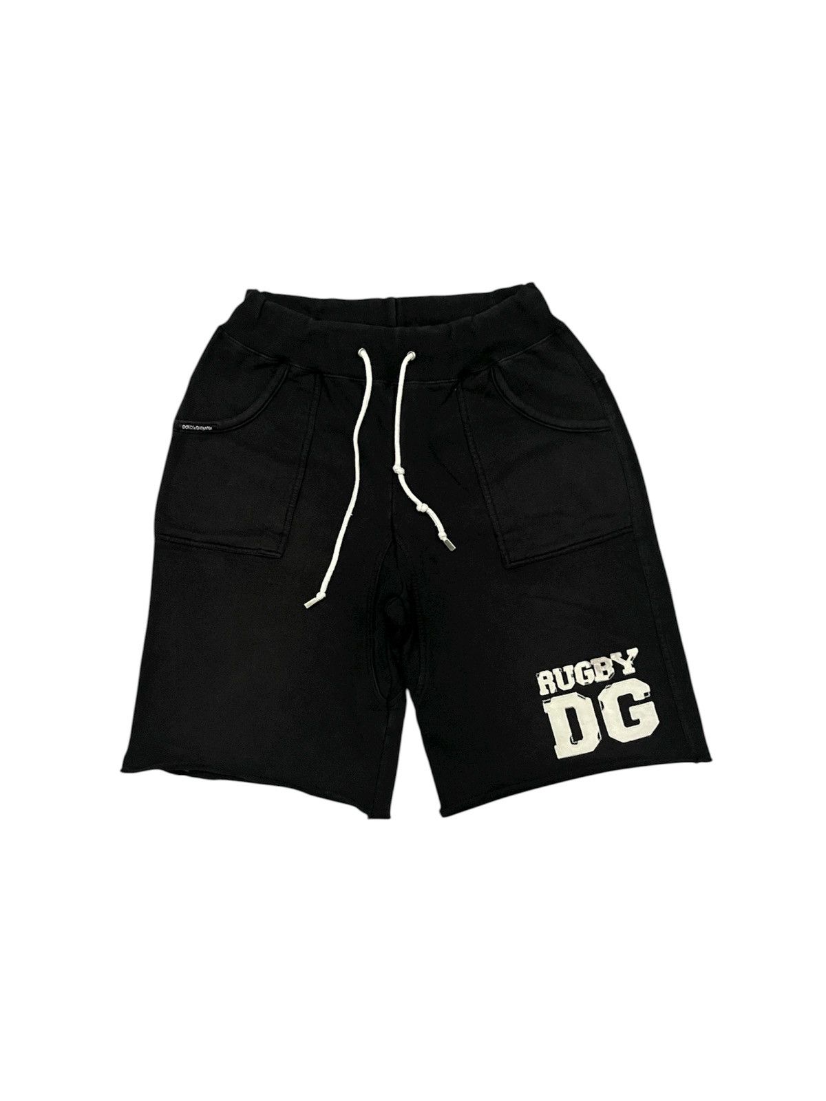 Dolce & Gabbana 2000s DOLCE & GABBANA ITALIA RUGBY CHOPPED SHORT PANT Size US 30 / EU 46 - 2 Thumbnail