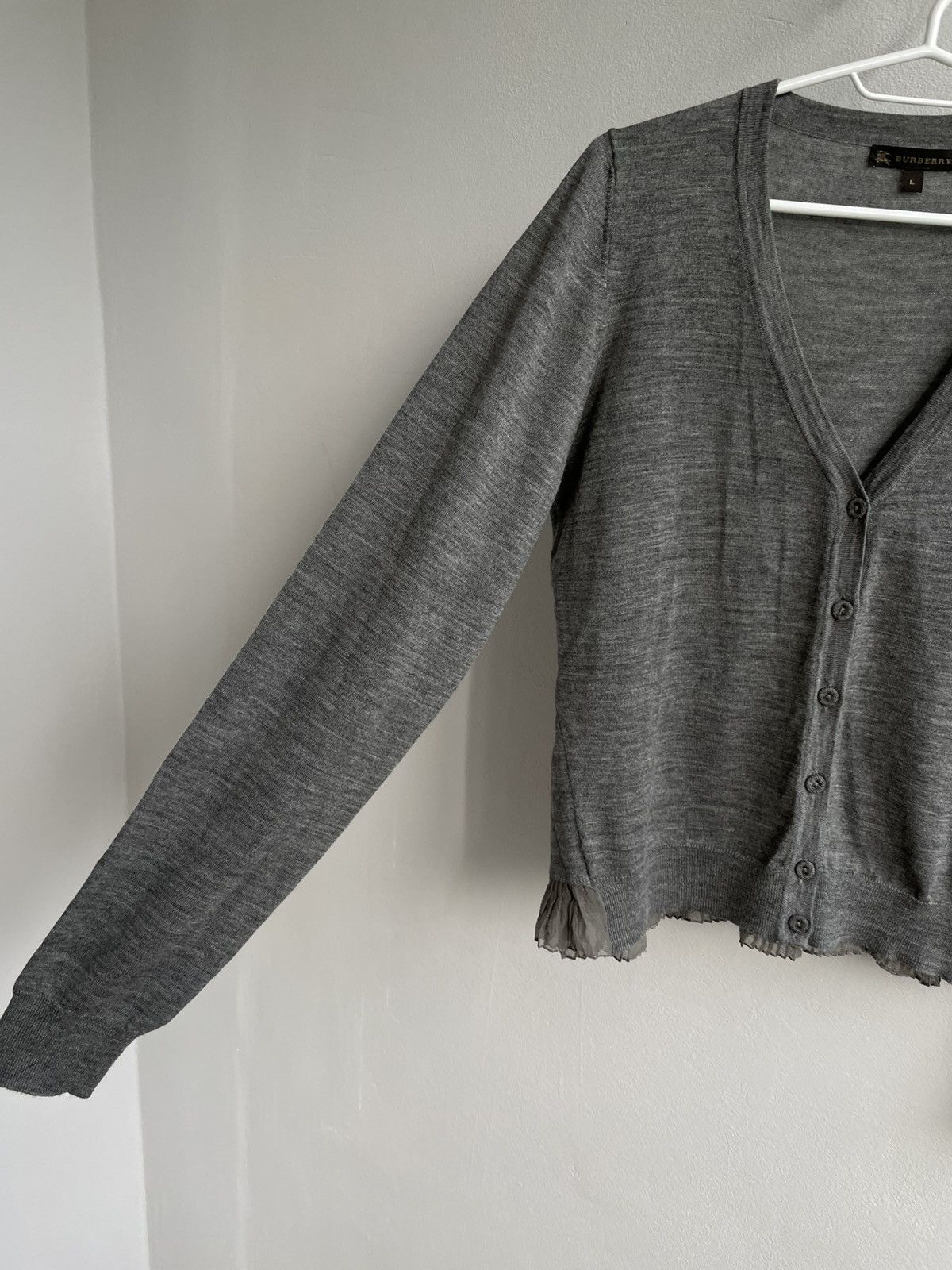 Burberry RARE Burberry Wool & Silk Brown Tags Cardigan Sweater Size M / US 6-8 / IT 42-44 - 5 Thumbnail