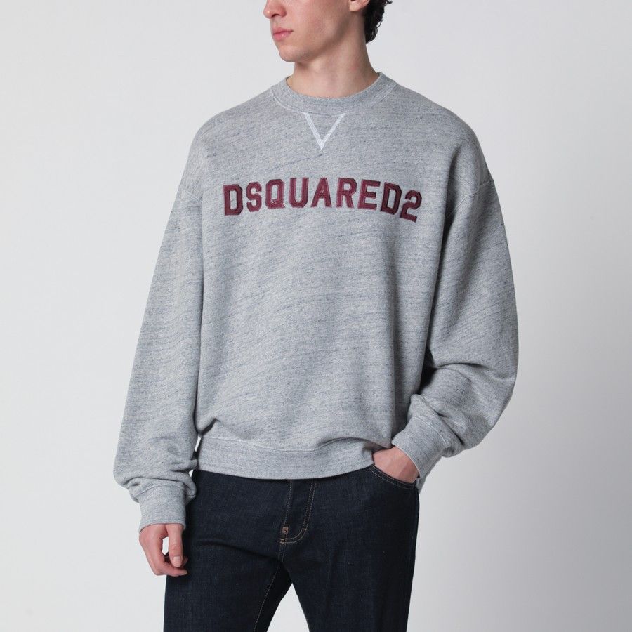 Dsquared2 o1d2blof0226 Logo Sweatshirt in Grey Size US M / EU 48-50 / 2 - 1 Thumbnail