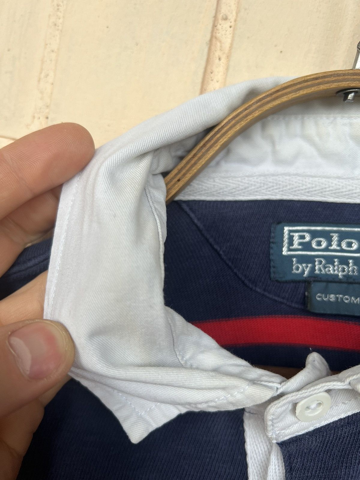 Polo Ralph Lauren Vintage 90s Polo Ralph Lauren Rugby Long Sleeve Shirt Size US S / EU 44-46 / 1 - 18 Thumbnail
