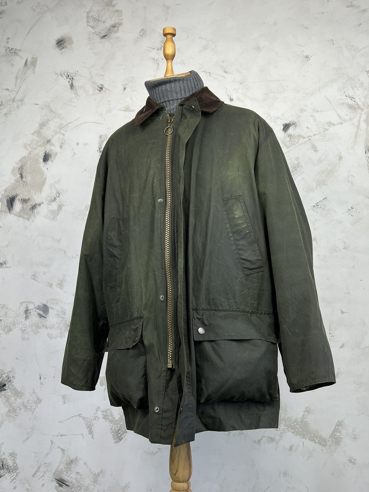 Marks & Spencer Vintage Marks & Spencer Waxed Jacket Size M - L Size US M / EU 48-50 / 2 - 2 Thumbnail