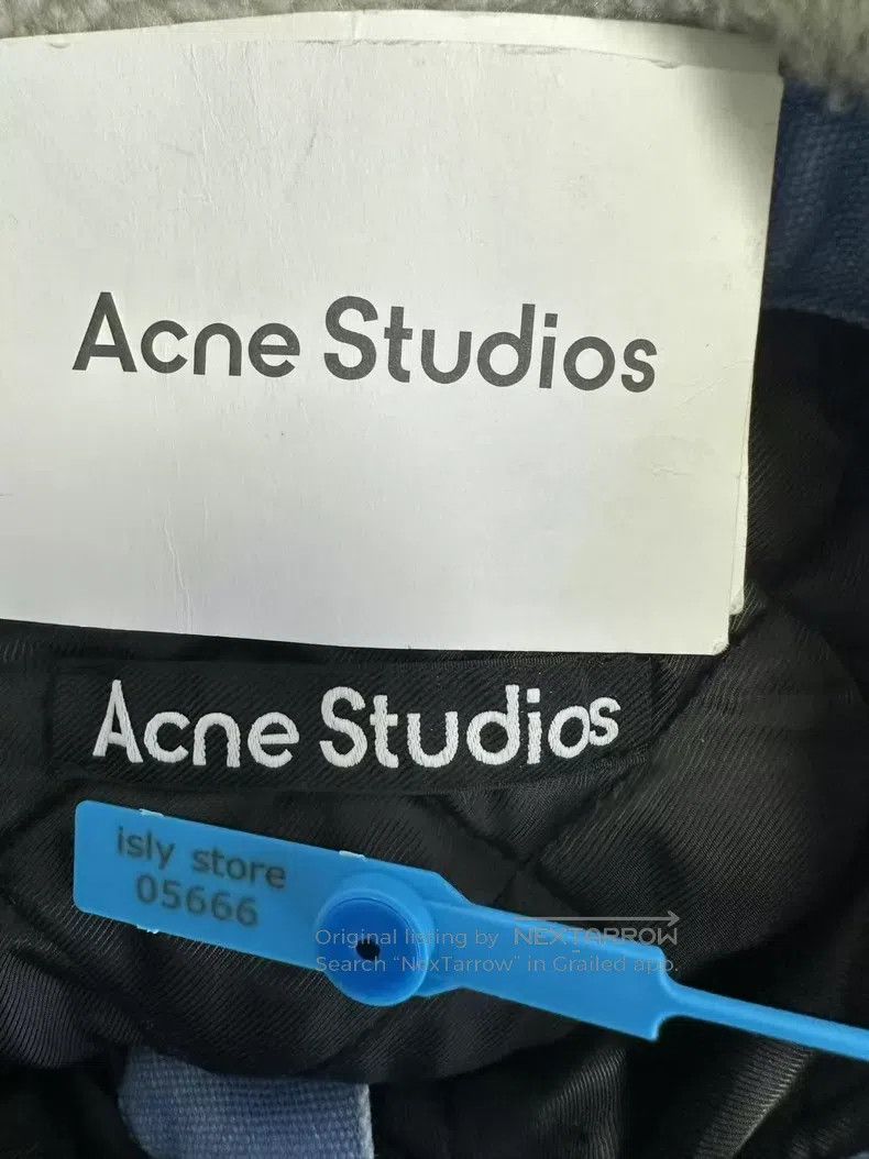 Other Acne Studios Face Expression Distressed Denim Jacket Size XS / US 0-2 / IT 36-38 - 4 Thumbnail