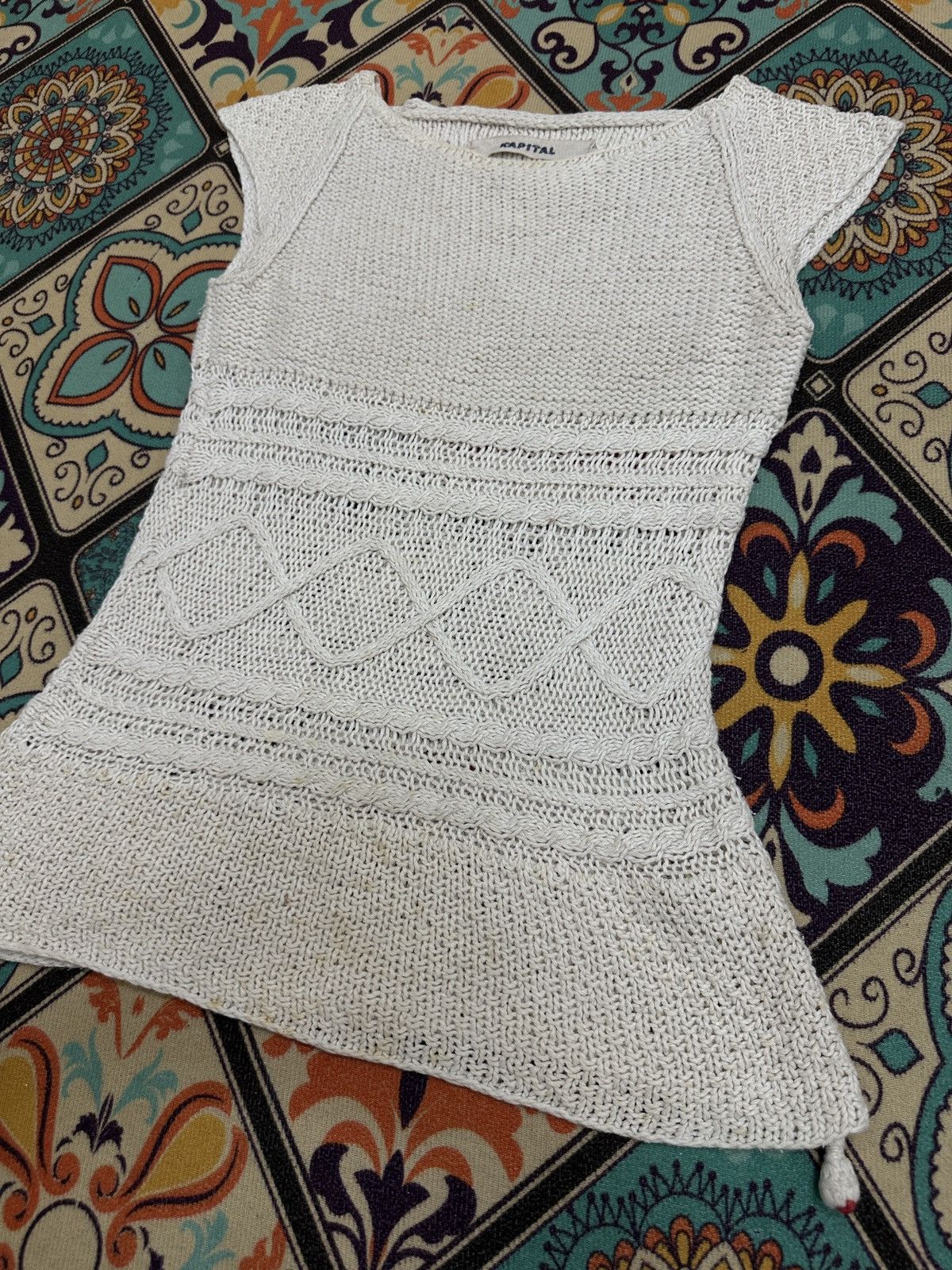 Kapital Kapital Crochet Sleveeles Blouse Shirt Size US M / EU 48-50 / 2 - 3 Thumbnail