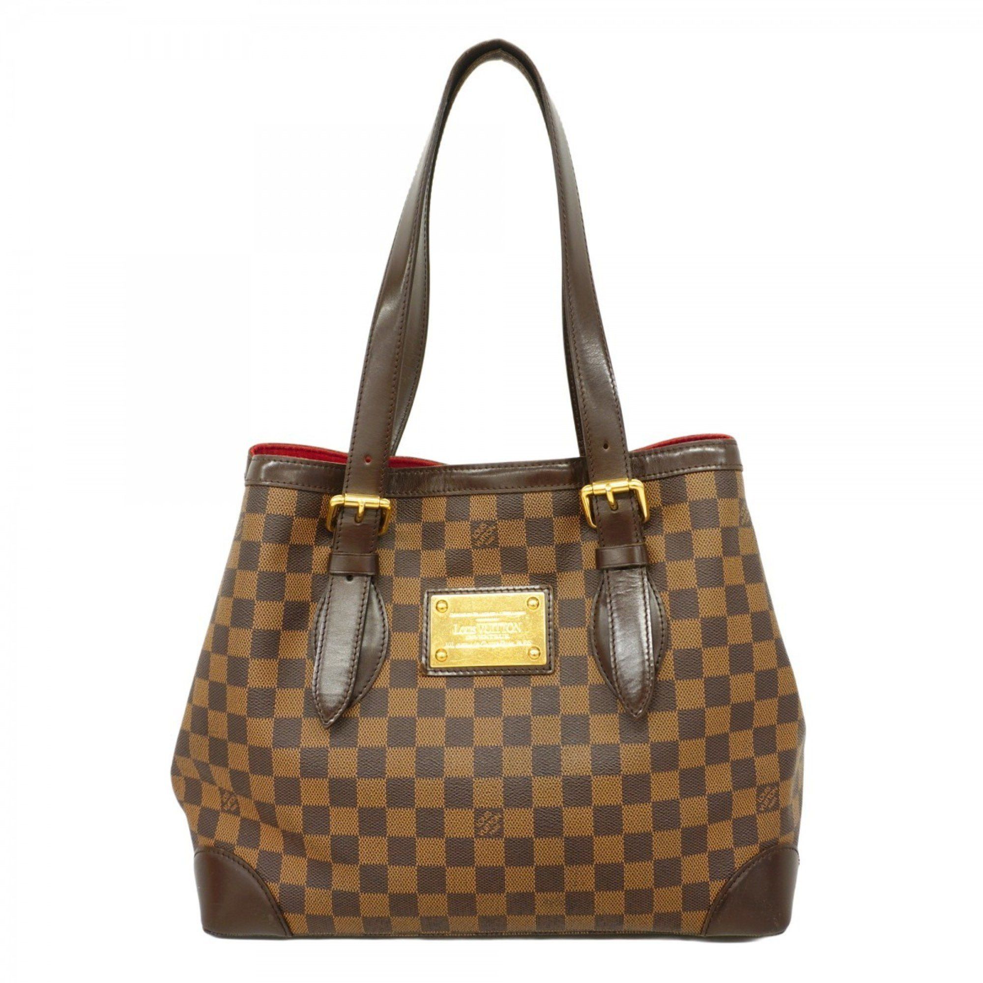 Louis Vuitton Tote Bag Damier Hampstead Mm N51204 Ebene Women's