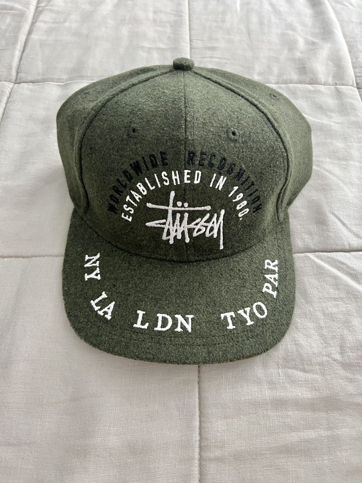 Streetwear × Stussy × Vintage Stussy Worldwide Low Pro Cap