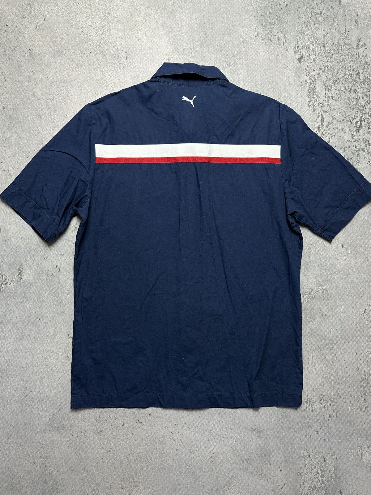 BMW × Puma Puma BMW Sauber F1 Motor Shirt Button Up y2k 00s Racing Tee Size US M / EU 48-50 / 2 - 2 Thumbnail