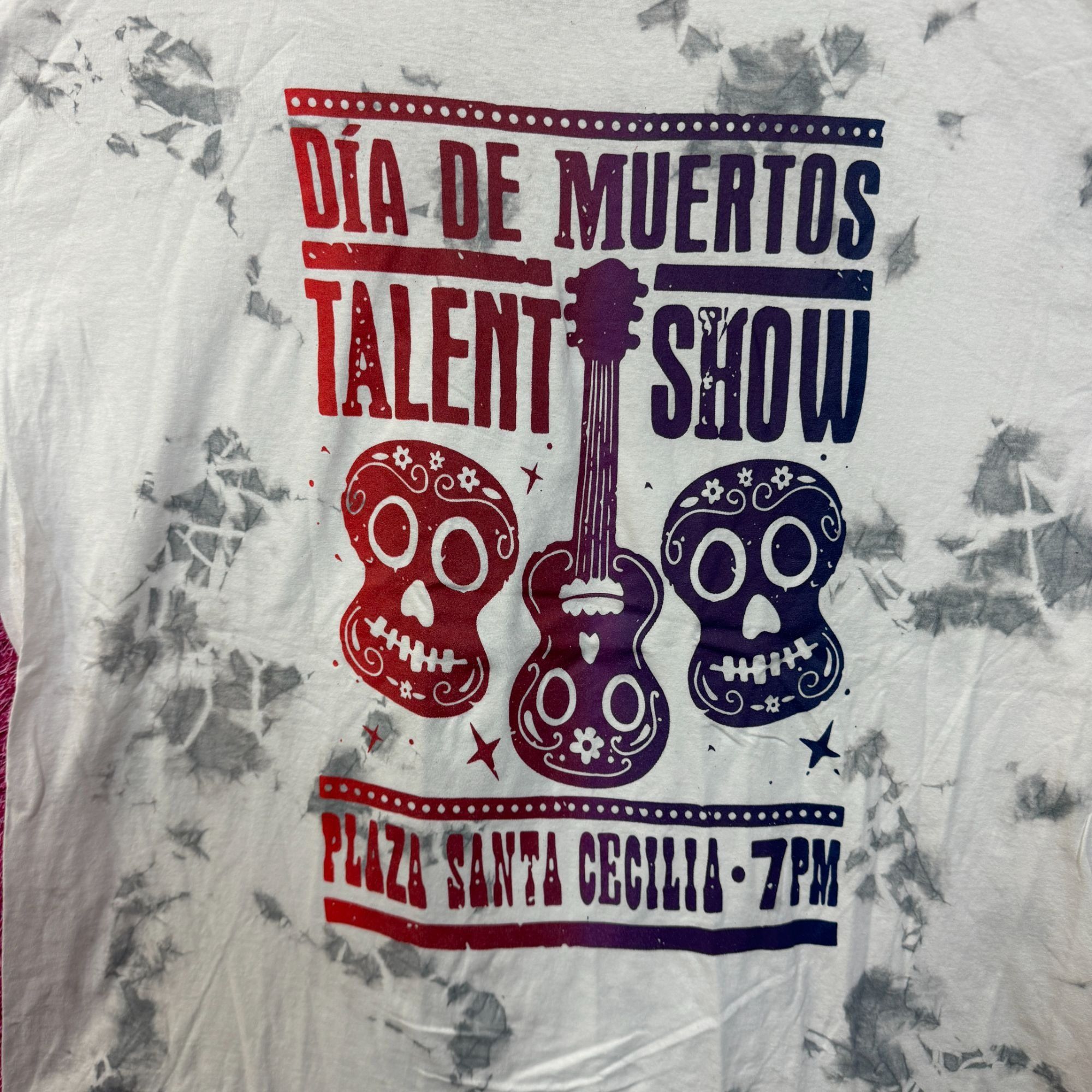 Disney Coco Día De Los Muertos Poster tiedye T-shirt size 2XL. Size US XXL / EU 58 / 5 - 2 Thumbnail