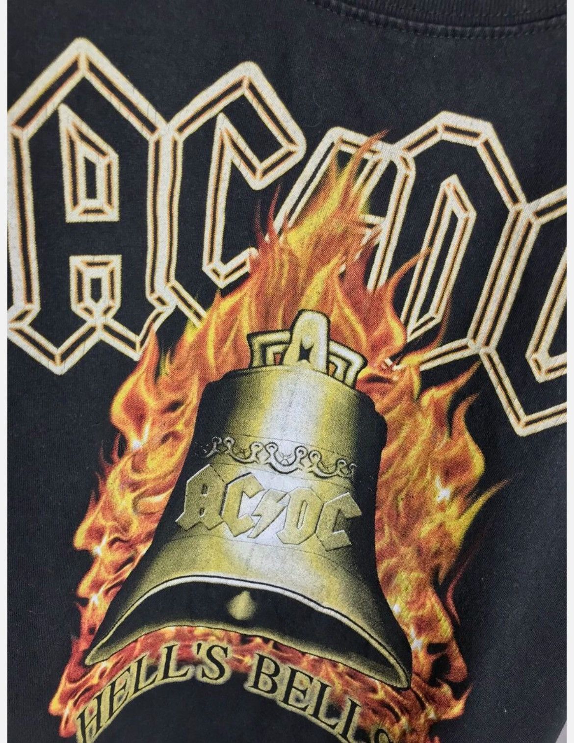 AC/DC × Band Tees red rock of the t shirt ac/dc hells bells mens black rock Size US XL / EU 56 / 4 - 5 Thumbnail