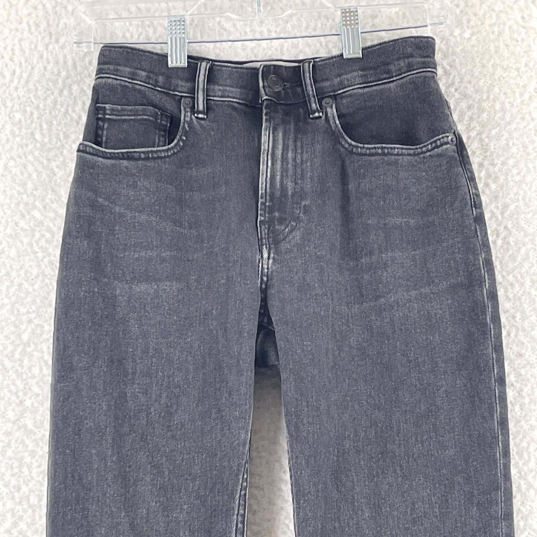 Everlane Everlane Jeans Women Regular Denim Black Straight Leg Ankle Mid-Rise 24 Inseam 26 5-Pocket City 90s Clothing Mens Womens Girls Size 42" / US 20 - 2 Thumbnail