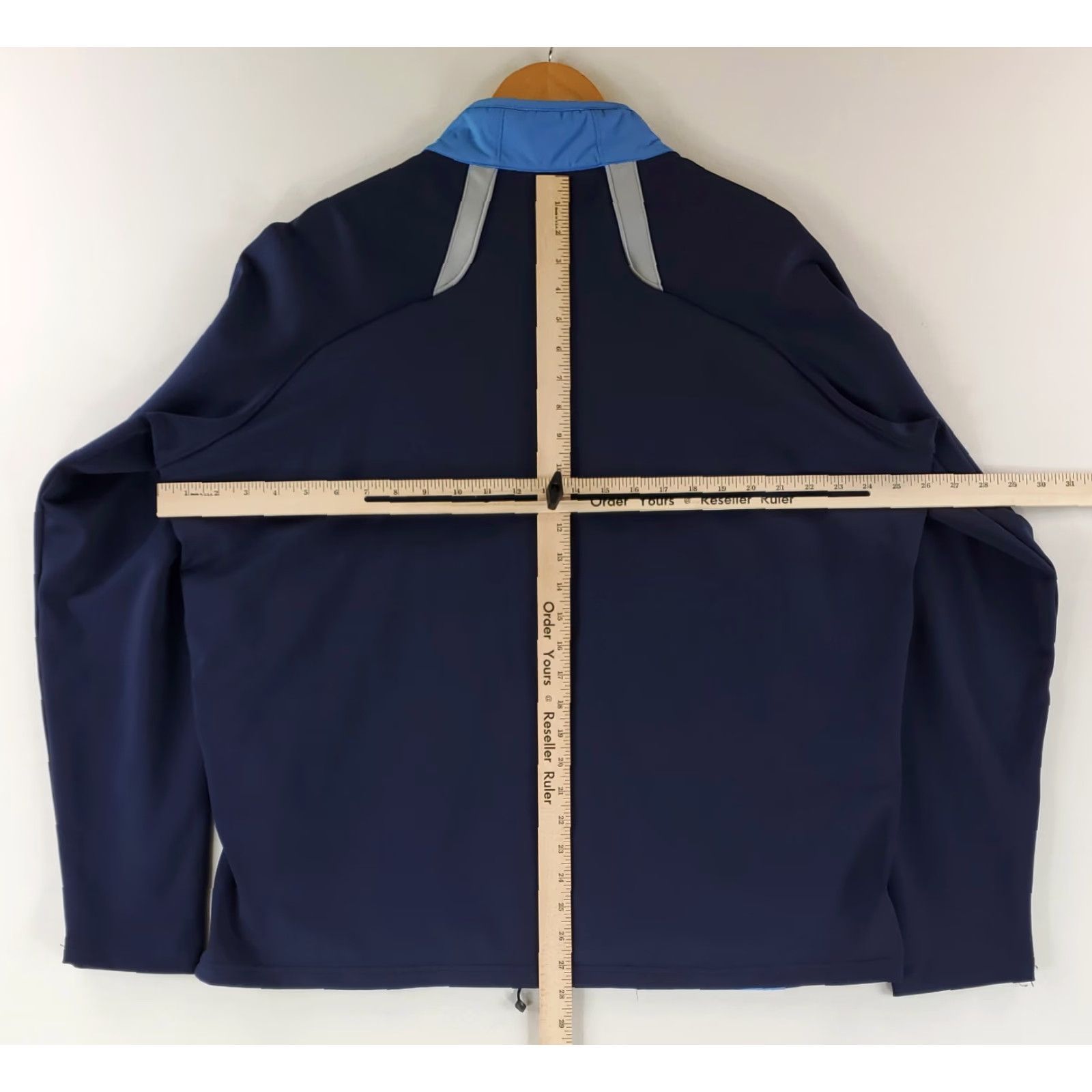 Peter Millar Peter Millar Jacket Merge Elite Performance Golf Blue Mens 2XL XXL Windbreaker Brand Jacket Men Blue 2XL Size US XXL / EU 58 / 5 - 8 Thumbnail