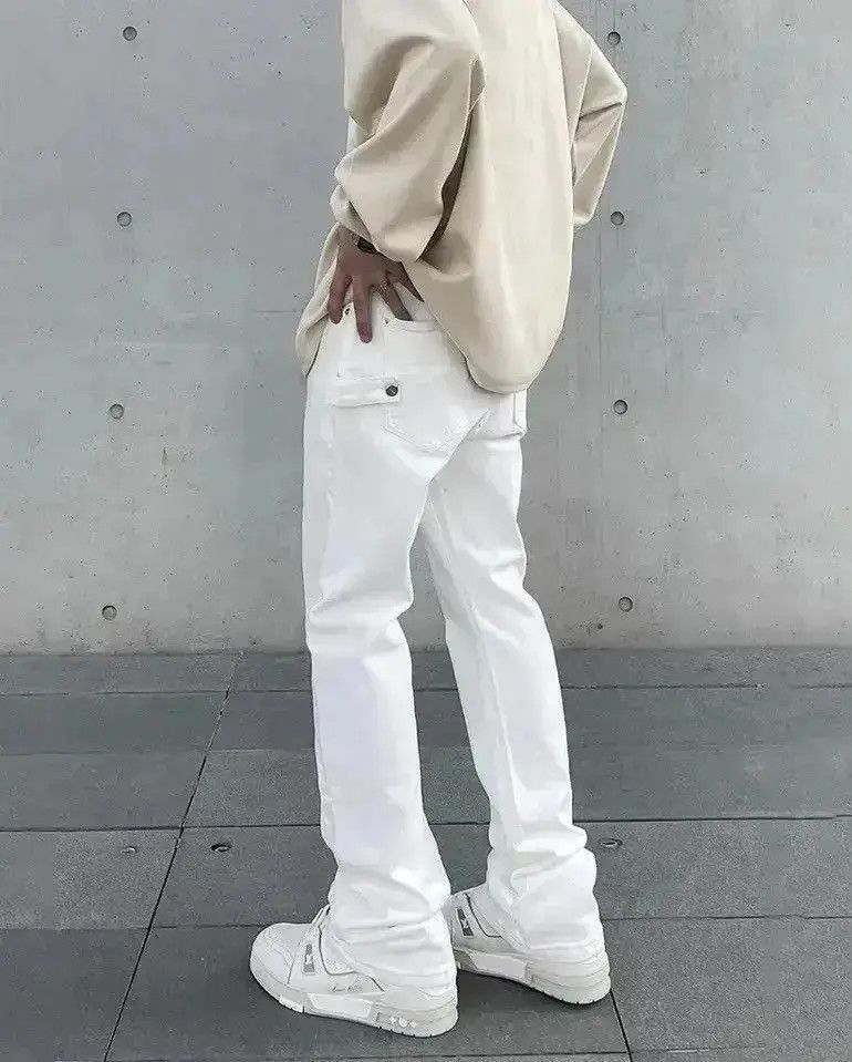 Japanese Brand Retro utility carpenter flared jeans trousers y2k Size US 30 / EU 46 - 5 Thumbnail
