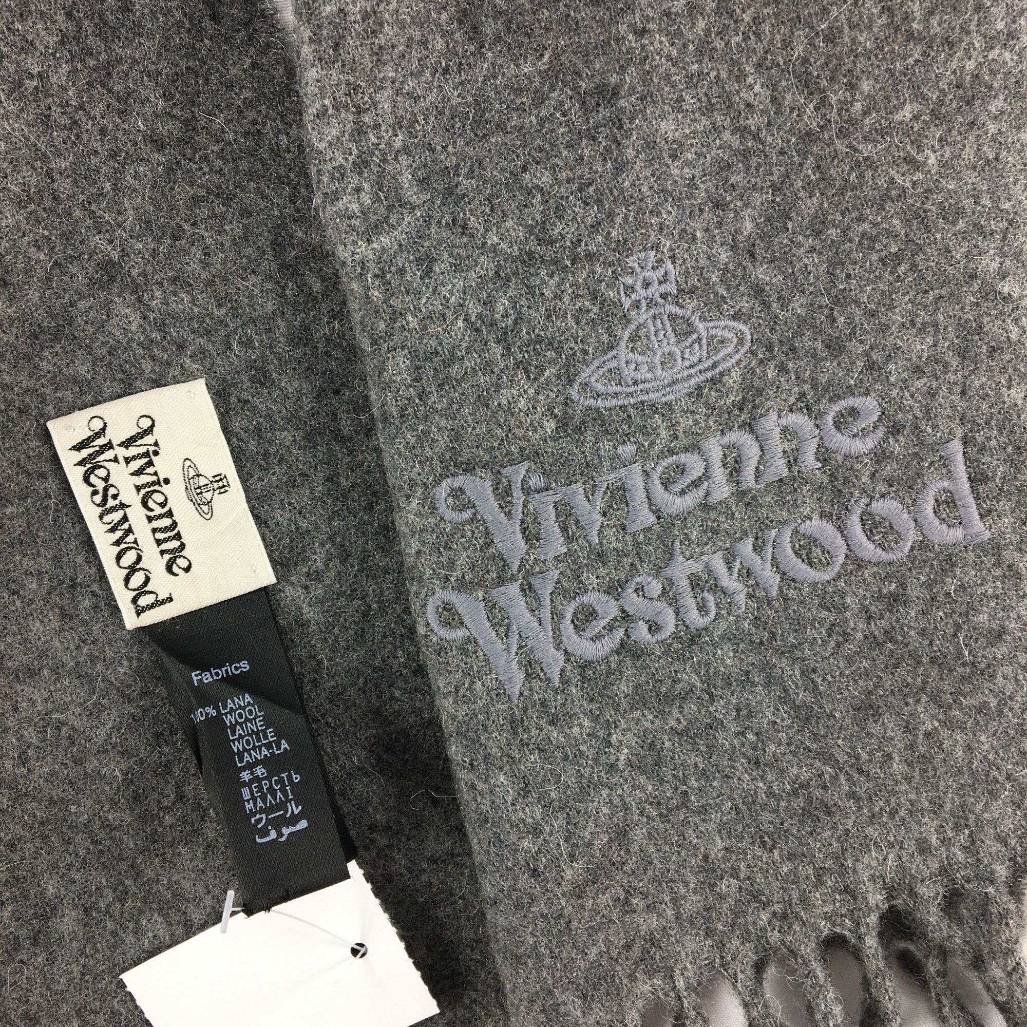 Vivienne Westwood Vintage Vivienne Westwood Scarf Muffler Orbs Wool Scarve Size ONE SIZE - 4 Thumbnail