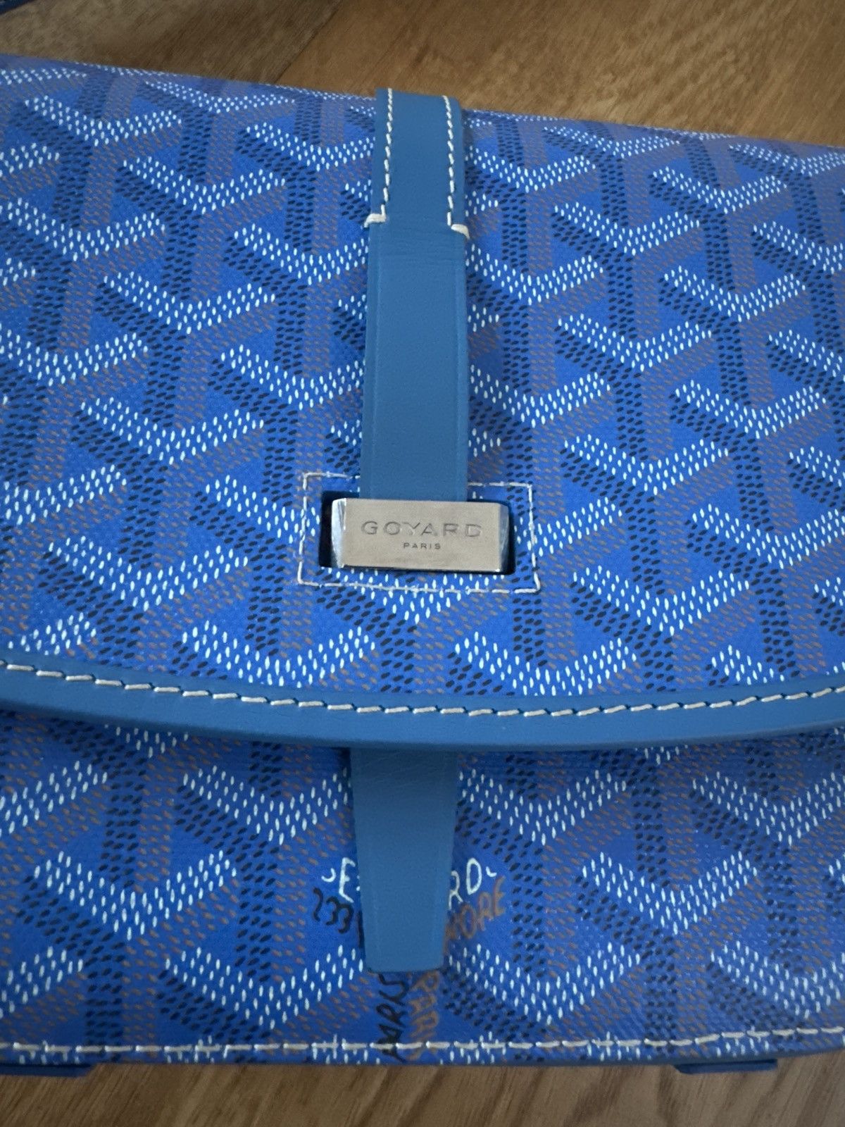 Goyard Authentic - GOYARD BELVEDERE II SKY BLUE PM MESSENGER BAG Size ONE SIZE - 20 Thumbnail