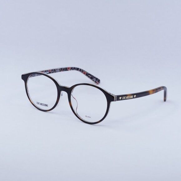 New Moschino MOL521/SAM 00T700 Eyeglasses - Shiny Violet Frame- Lowest price! Love Moschino | Accessories | New Moschino Mol52sam 0t700  main image 3