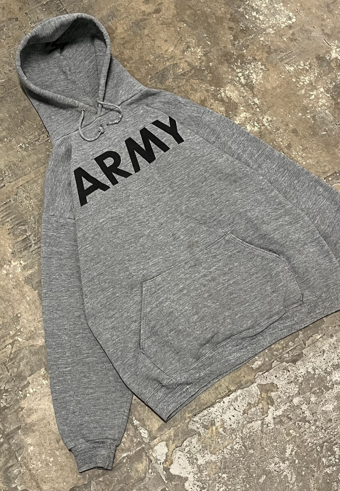 Vintage Vintage army boxy fit spell out sweatshirt Russell hype Size US XL / EU 56 / 4 - 2 Thumbnail
