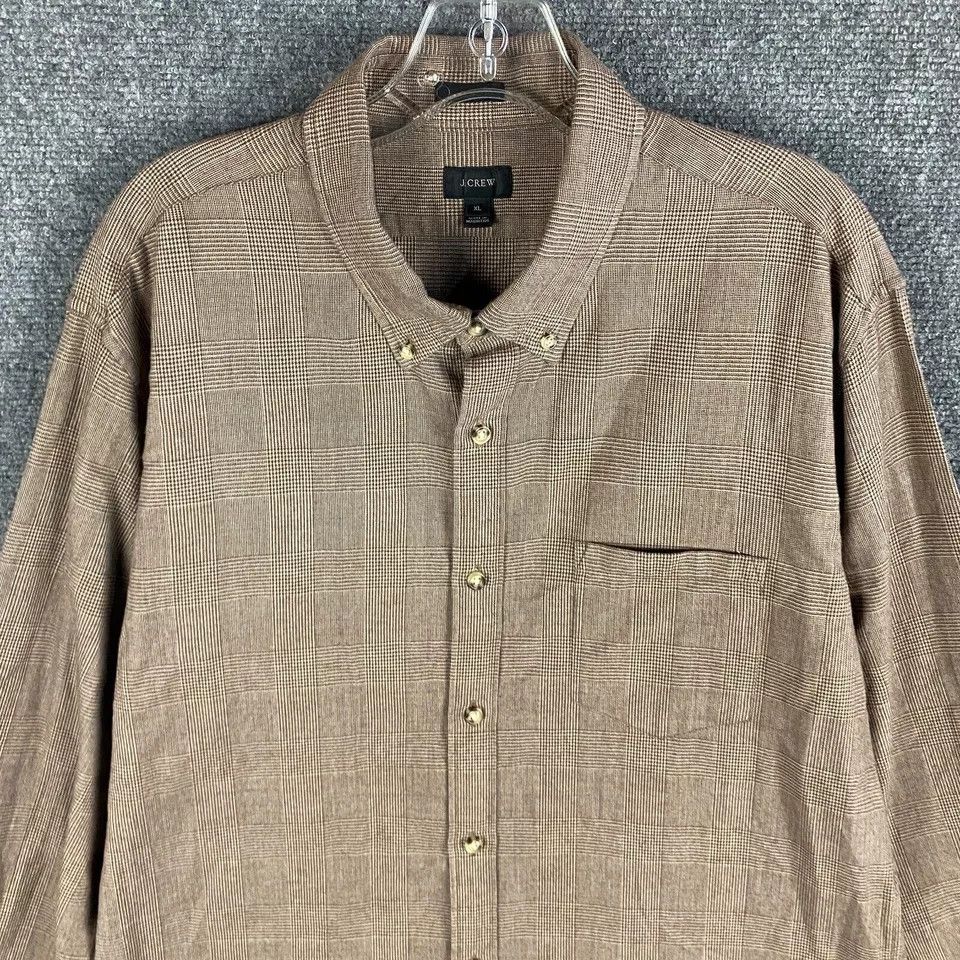 J.Crew J Crew Shirt Men's XL Slim Flannel Glen Check Soft Size US XL / EU 56 / 4 - 2 Thumbnail