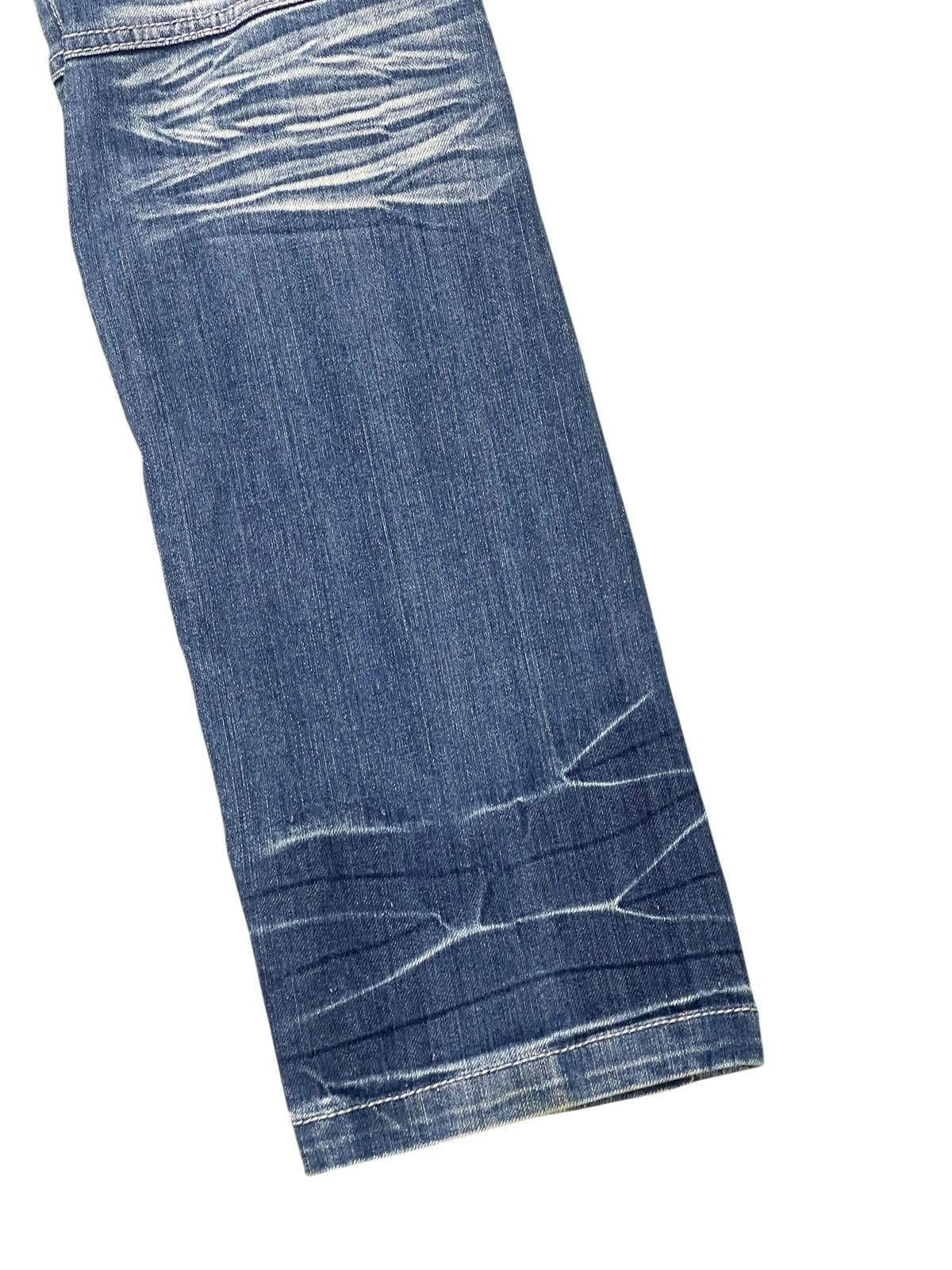 Hysteric Glamour Biker Jeans Schlussel Japan Faded Stretch Skinny 2🟦4 Size US 32 / EU 48 - 3 Thumbnail