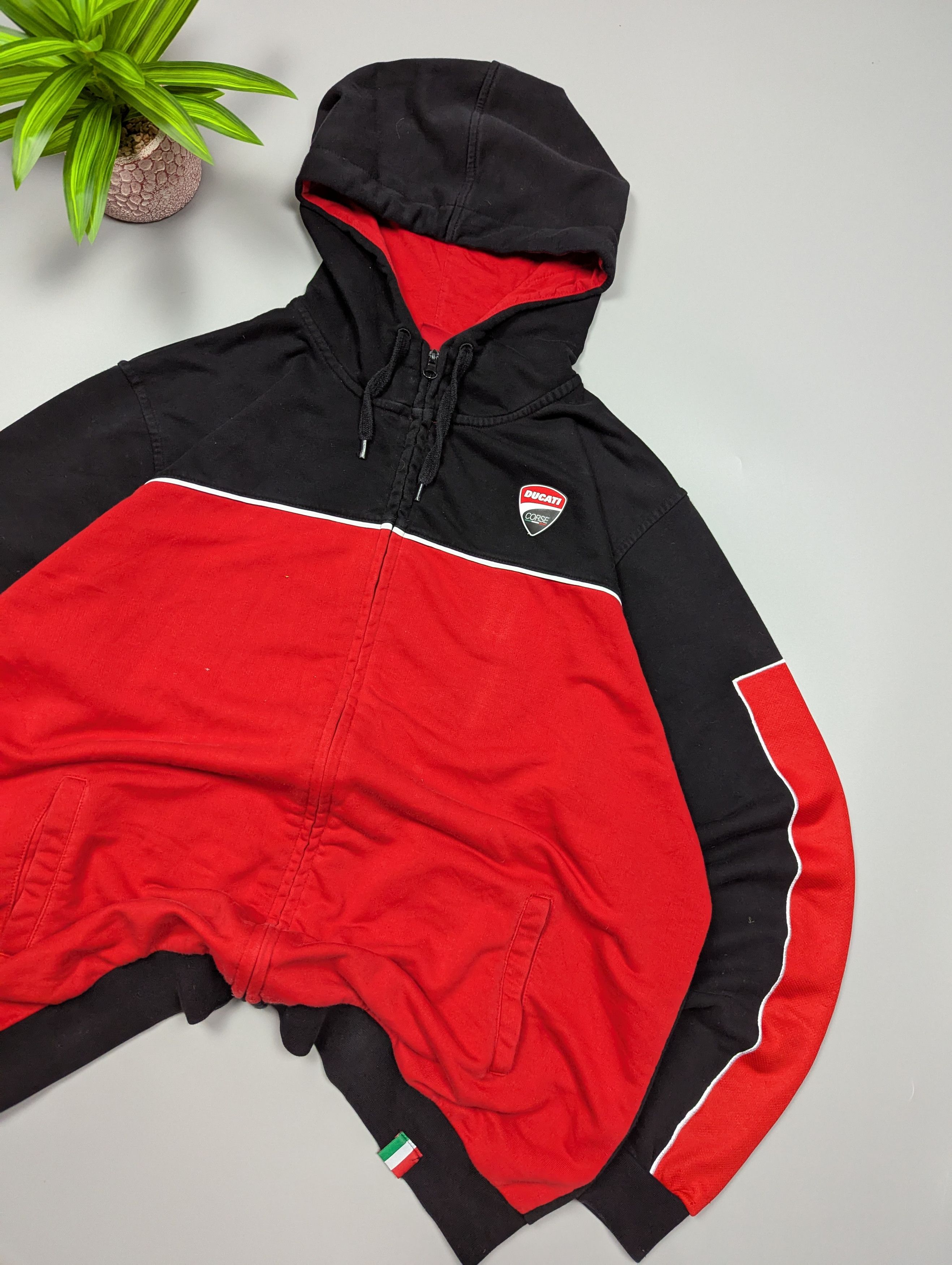 Ducati Ducati Corse Speed Moto Hoodie Men Zip Up Logo Racing Jacket Size US XXL / EU 58 / 5 - 3 Thumbnail