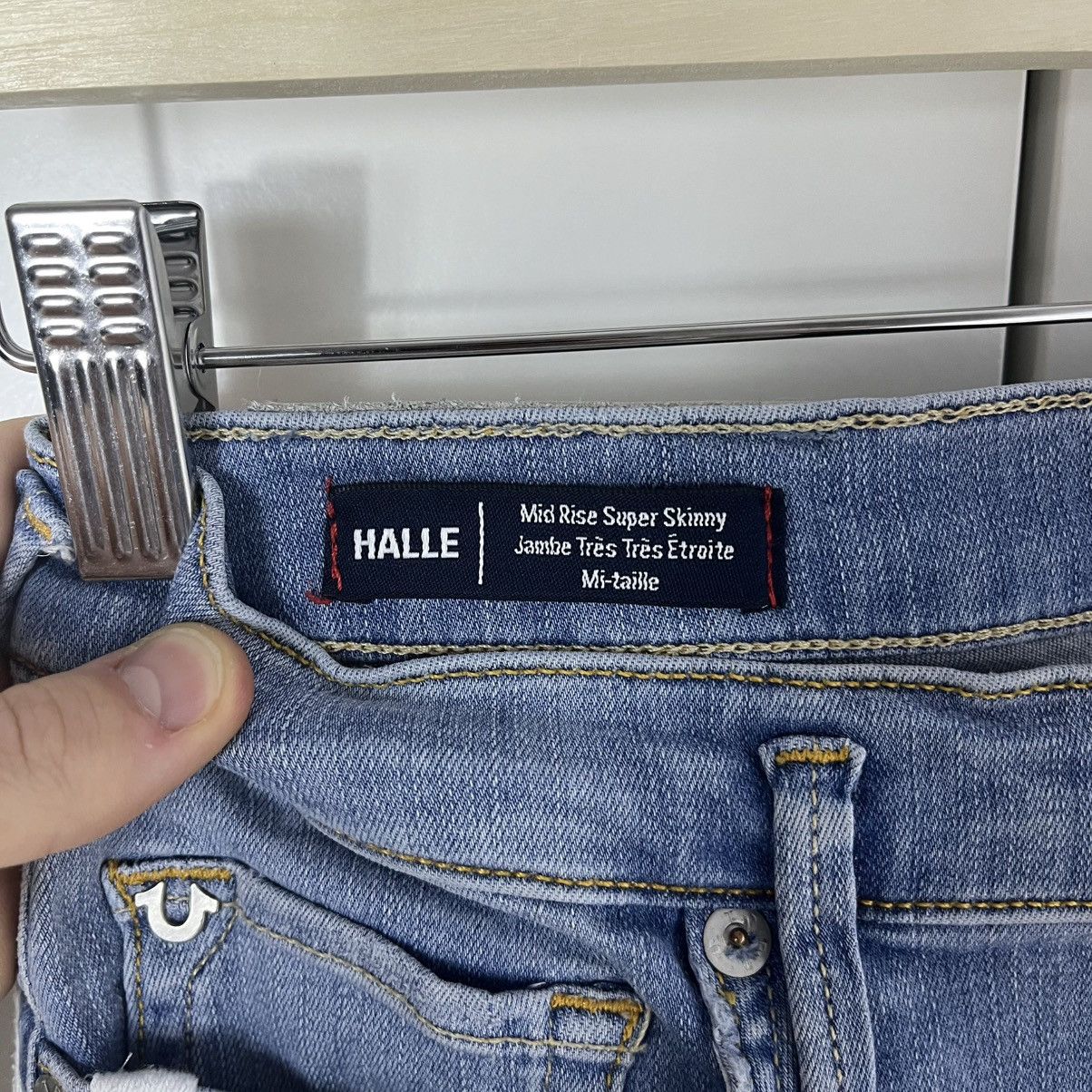 True Religion True Religion Halle Super Skinny Denim Blue Jeans Streetwear Size 28" / US 6 / IT 42 - 4 Thumbnail