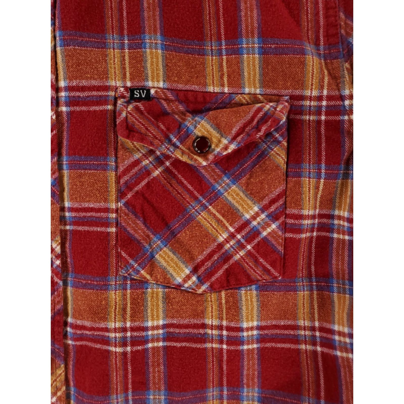 Vintage Salt Valley Western Shirt Pearl Snap Flannel Plaid Red Brown Mens L Western Shirt Long Sleeve Red Brown L Mens Size US L / EU 52-54 / 3 - 2 Thumbnail