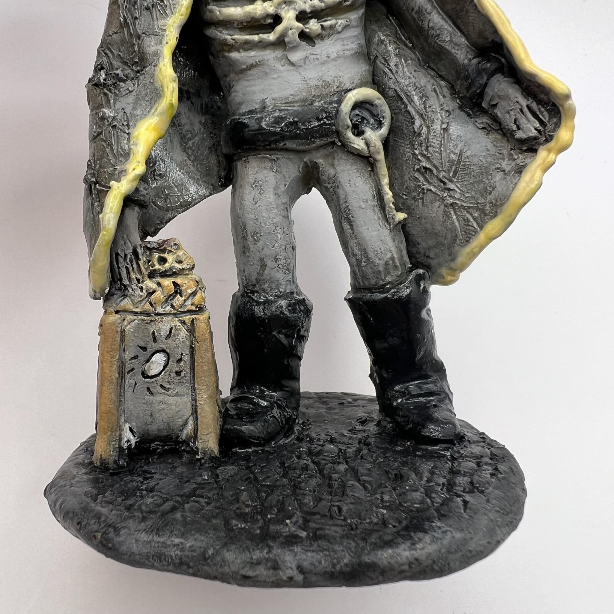 Vintage Ceramic Figurine Skeleton Death Character USSR Cartoon Size ONE SIZE - 5 Thumbnail