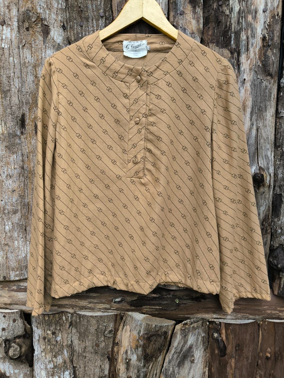 Gucci × Vintage Vintage Blouse 70's Gucci Size M / US 6-8 / IT 42-44 - 1 Thumbnail