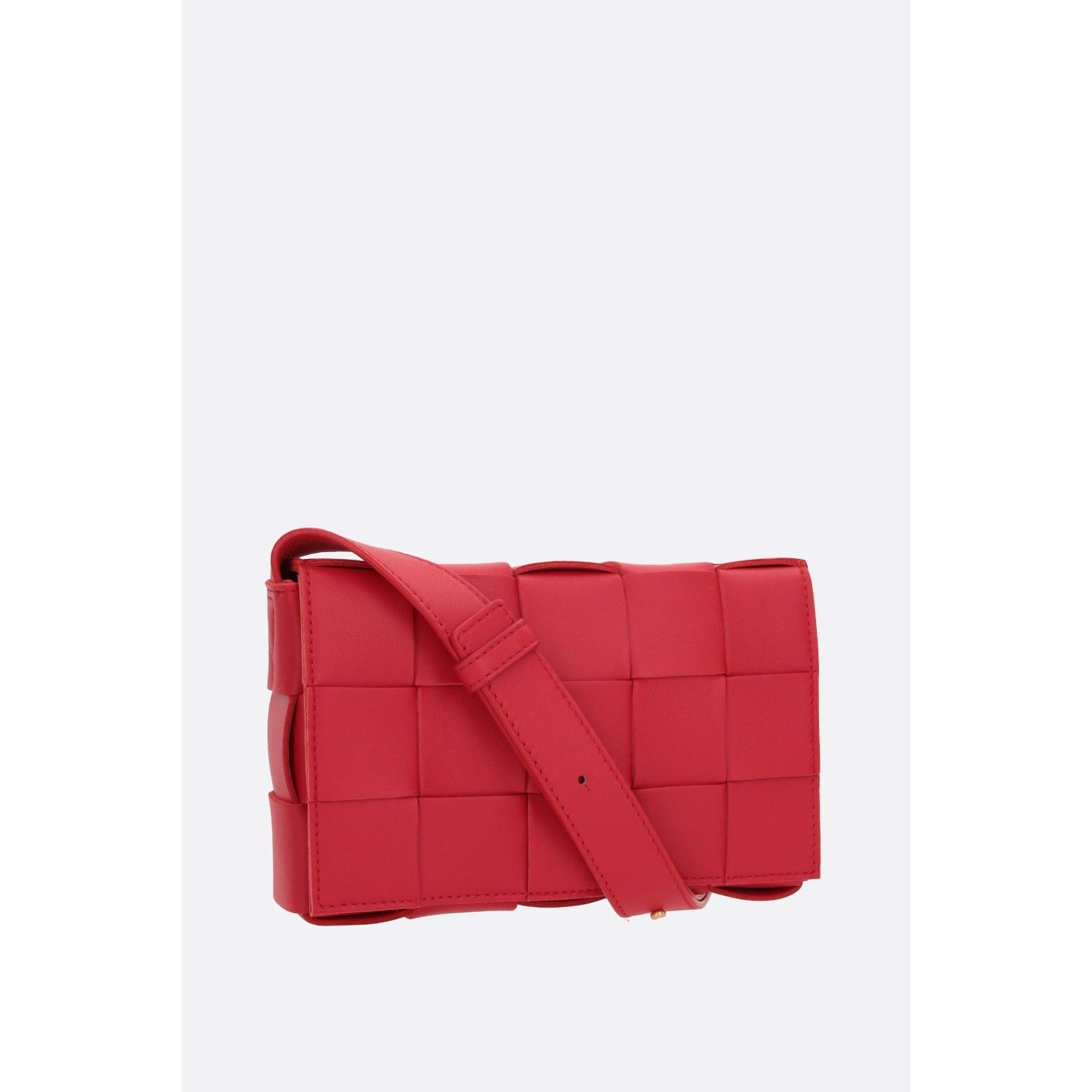 Bottega Veneta BOTTEGA VENETA Cassette Small Red Leather Shoulder Bag New Size ONE SIZE - 2 Thumbnail