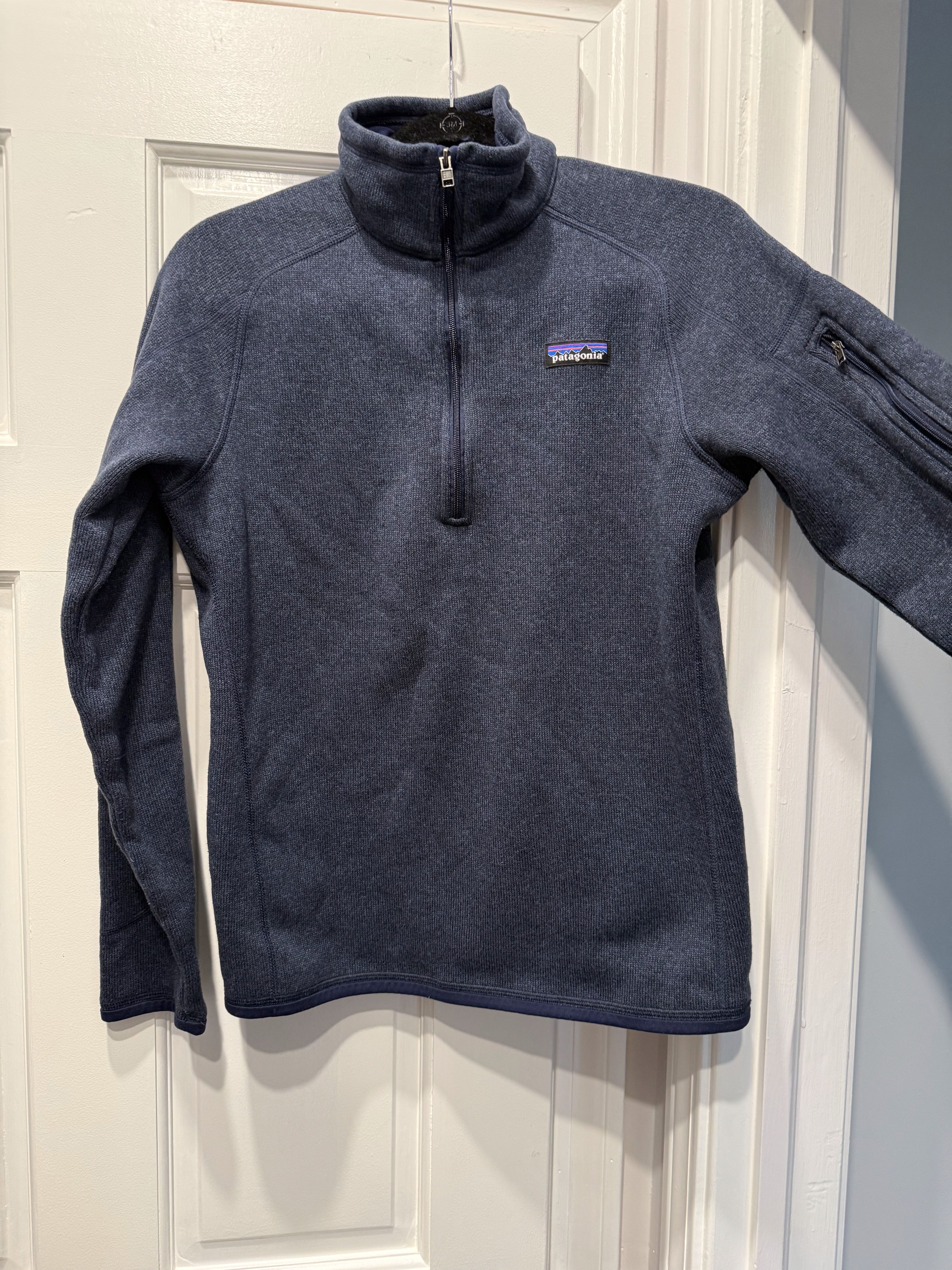 Patagonia Patagonia Women's 1/4 Zip Pullover Fleece Size L / US 10 / IT 46 - 2 Thumbnail