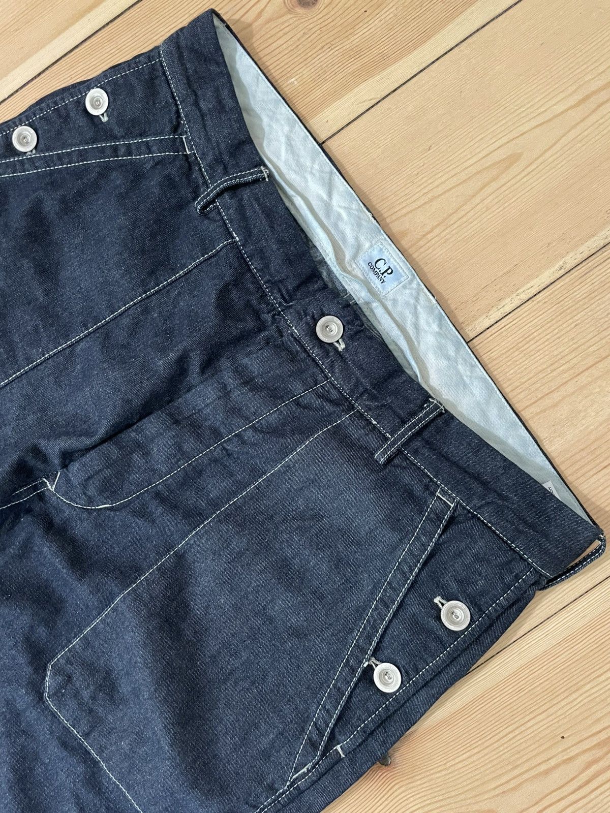 C.P. Company 3/1 Denim Loose Pants Size US 32 / EU 48 - 2 Thumbnail