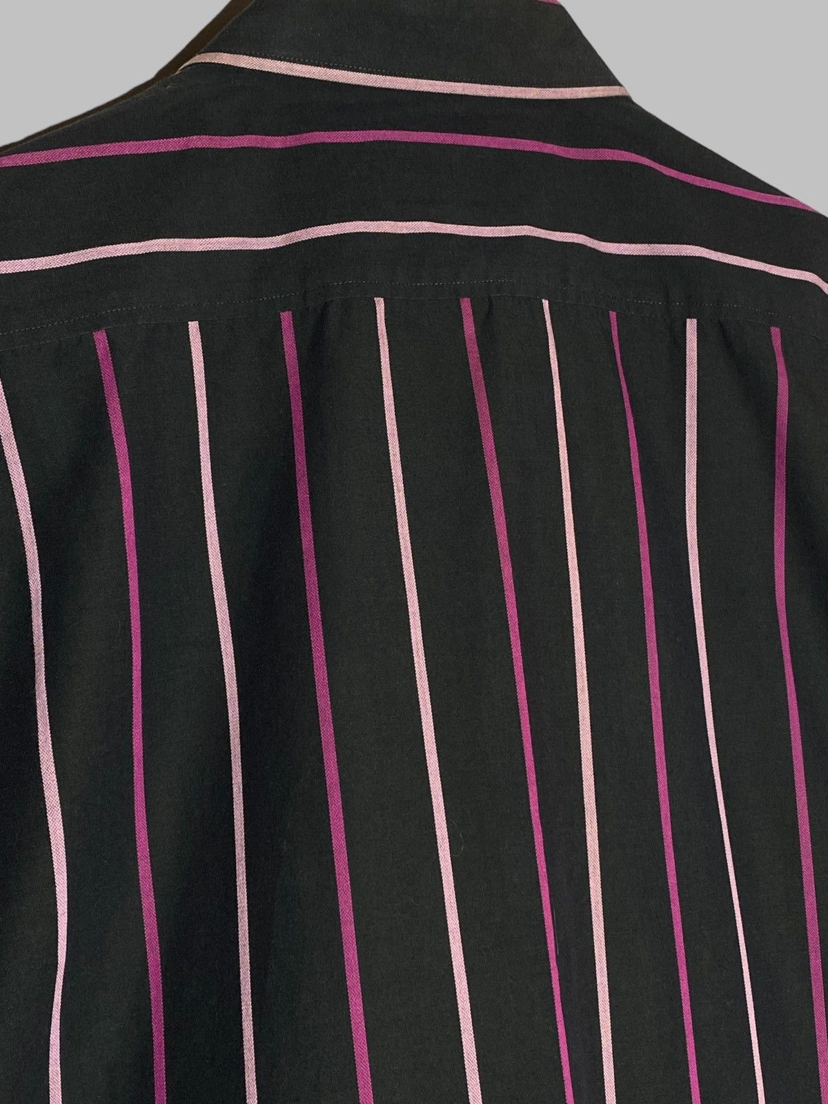Yves Saint Laurent VIntage Yves Saint Laurent YSL Logo Striped Shirt 90s Size US L / EU 52-54 / 3 - 13 Thumbnail