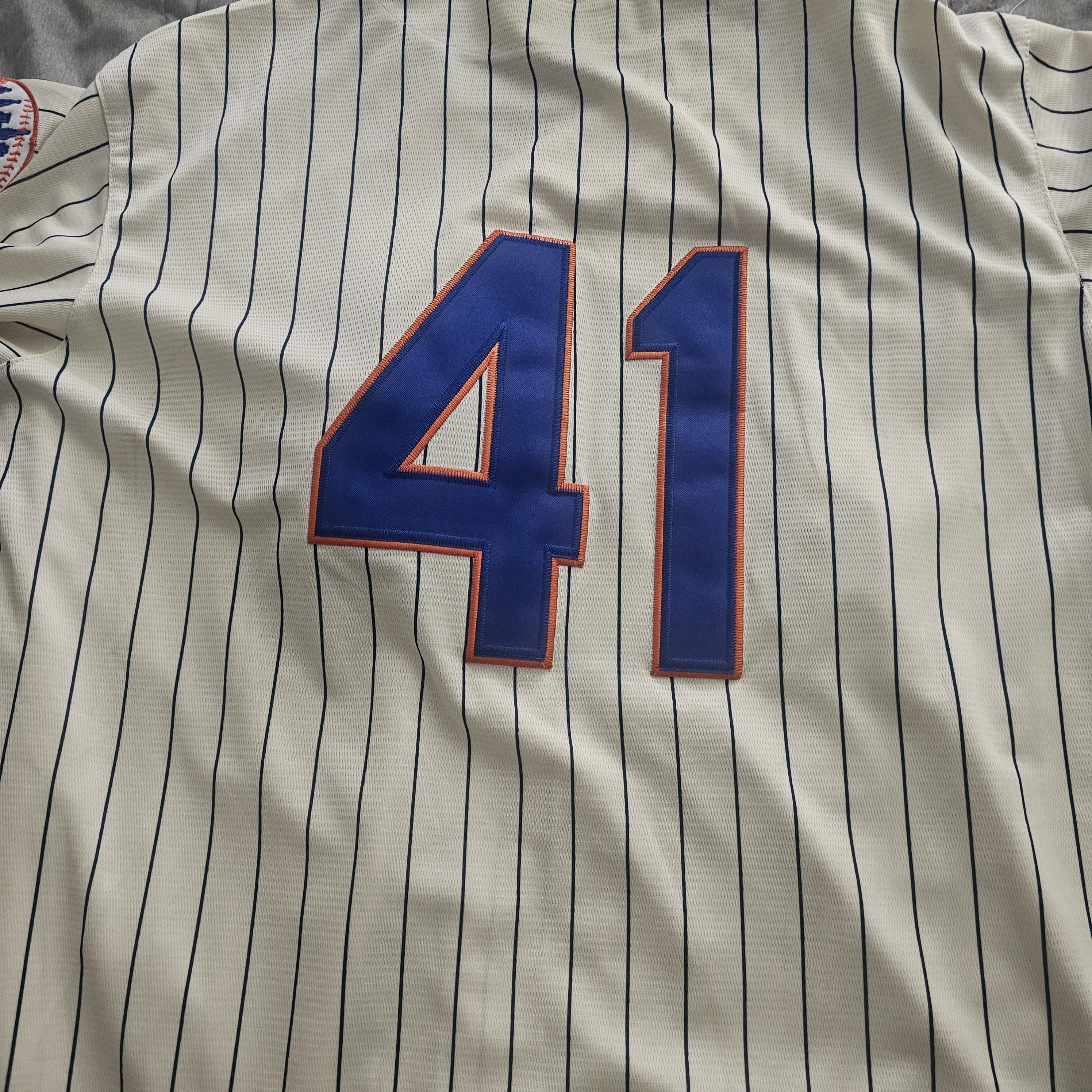 MLB Tom Seaver Cream Mets Jersey Size US XXL / EU 58 / 5 - 4 Thumbnail