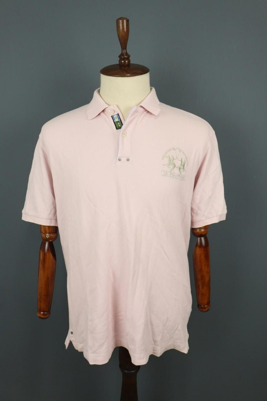 La Martina La Martina Pink Short Sleeve Polo Shirt Size 2XL Size US XXL / EU 58 / 5 - 1 Thumbnail