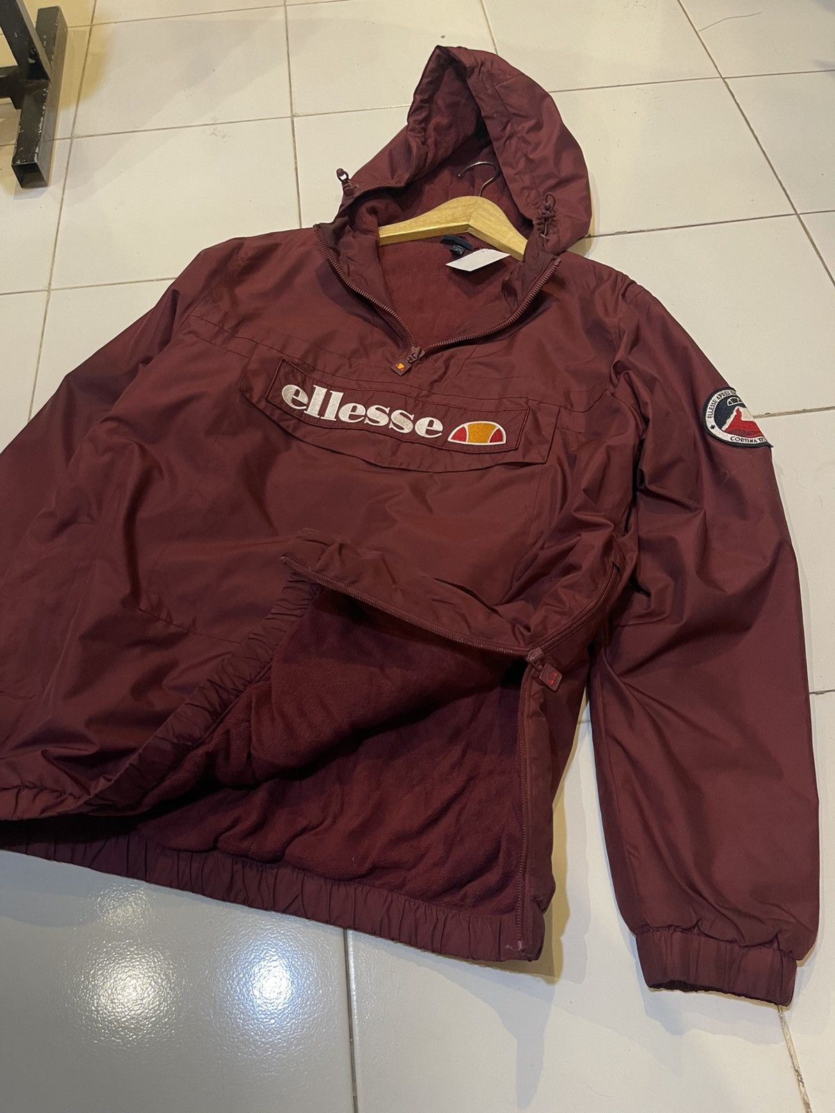 Ellesse Ellesse Monterini Burgundy Jacket Size US L / EU 52-54 / 3 - 6 Thumbnail