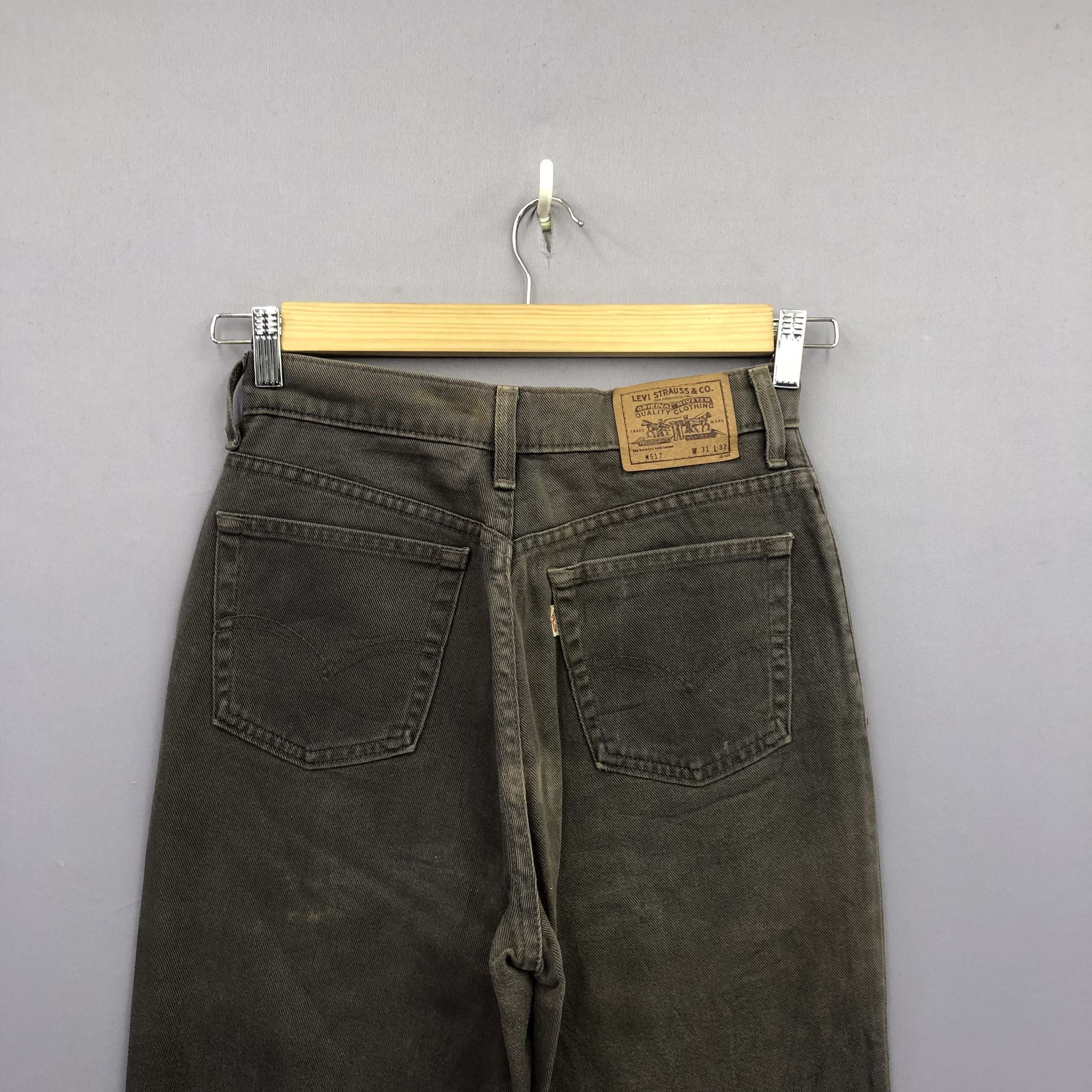 Levi's Vintage Levis 517 Flare Jeans Levi's Wide Leg Boot Cut Denim Size 26" / US 2 / IT 38 - 5 Thumbnail