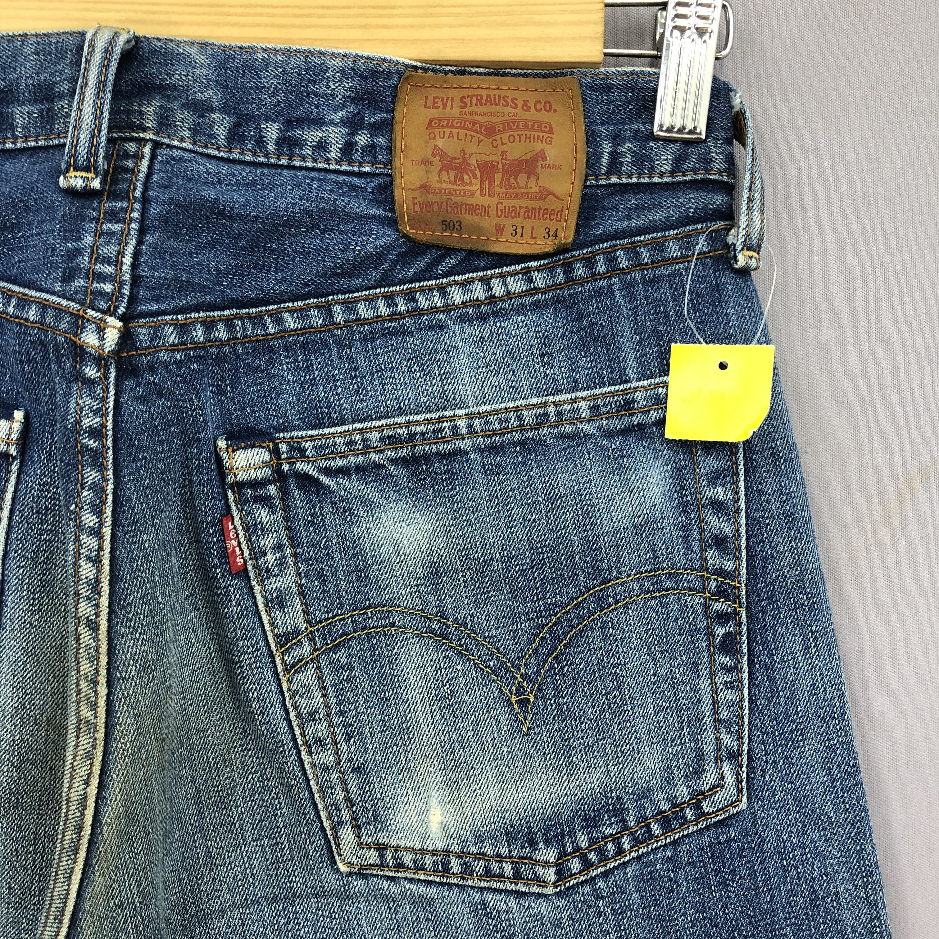 Levi's Vintage Levi's Faded Denim Washed Blue Levis 503 Jeans Size 28" / US 6 / IT 42 - 5 Thumbnail