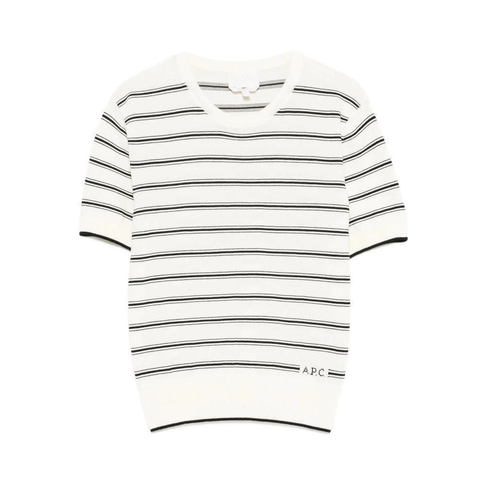 A.p.c. WHITE Tops - T-shirts & Jerseys