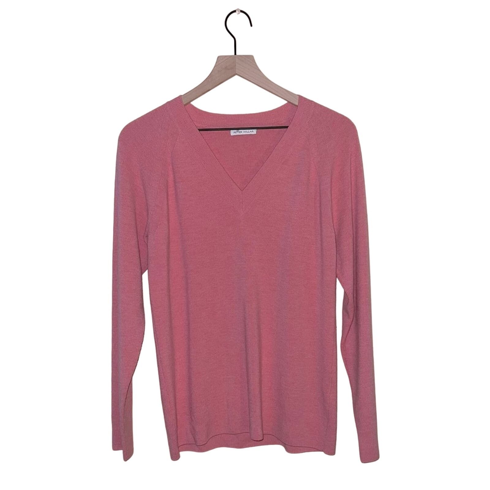 Peter Millar PETER MILLAR pink v neck sweater M Size US M / EU 48-50 / 2 - 1 Thumbnail