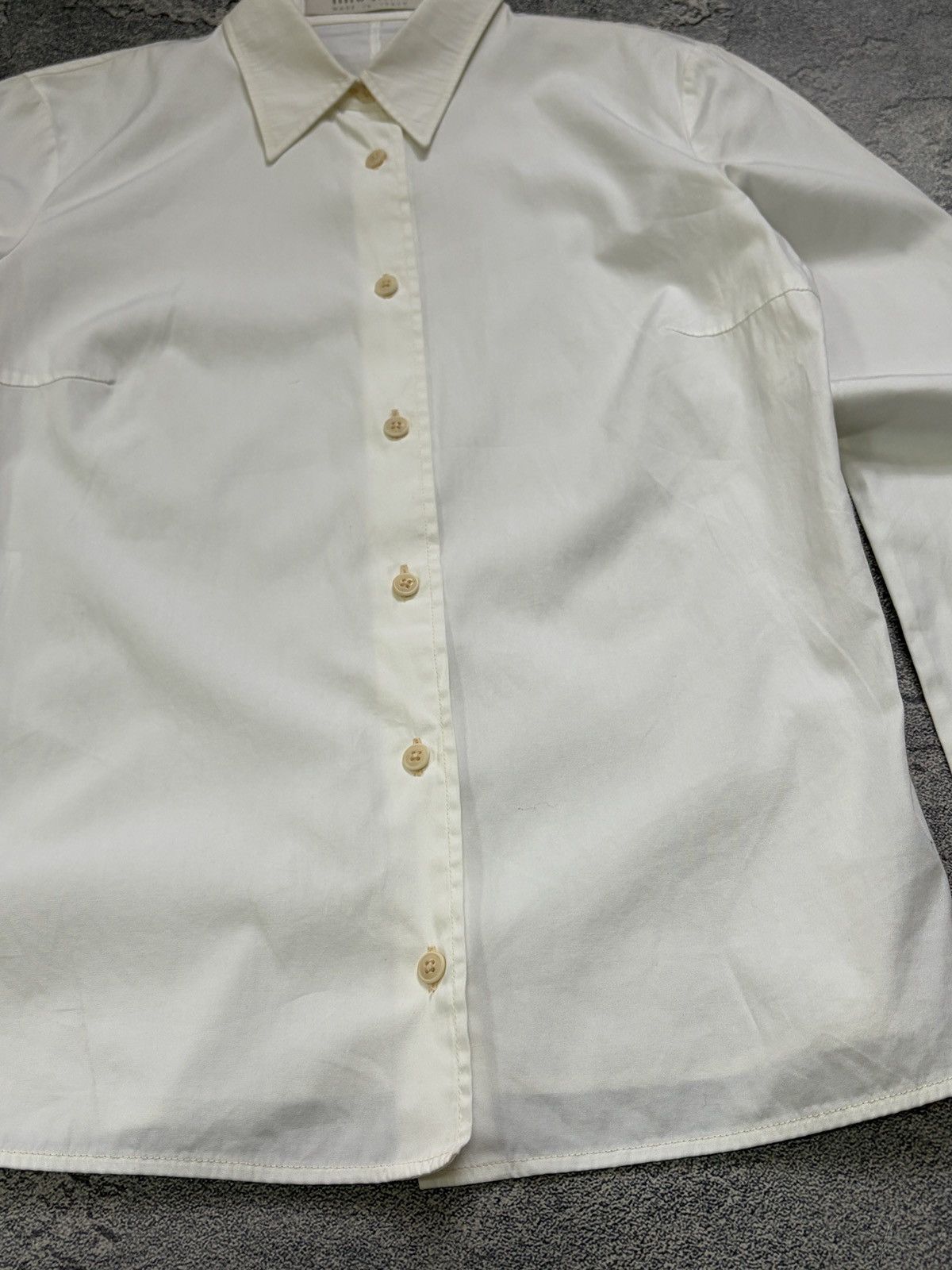 Miu Miu Miu Miu Archival White Button Up Shirt Italy Size 40 Size S / US 4 / IT 40 - 8 Thumbnail