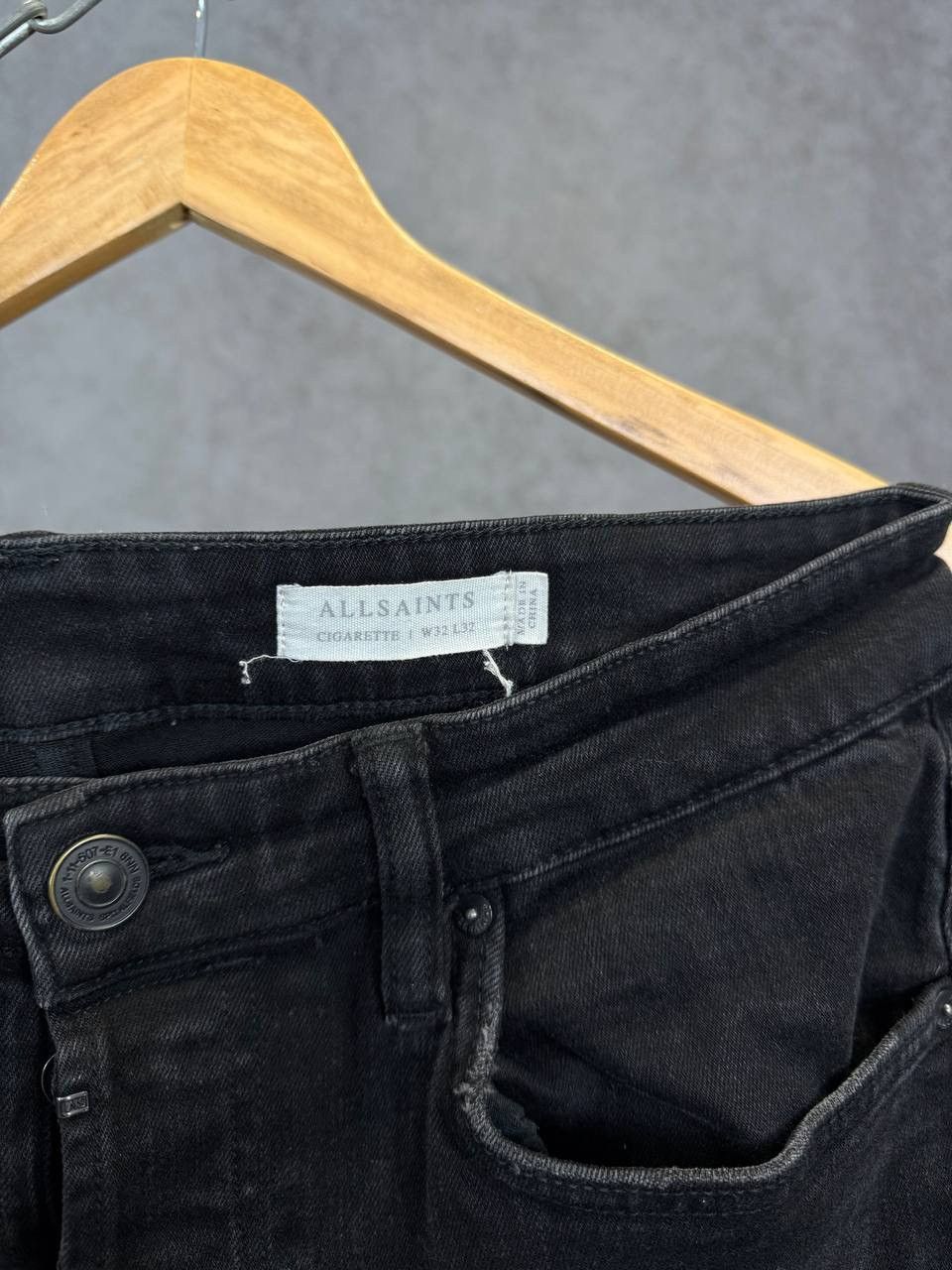 Allsaints Allsaints designer cigarette distressed denim jeans Size US 32 / EU 48 - 4 Thumbnail