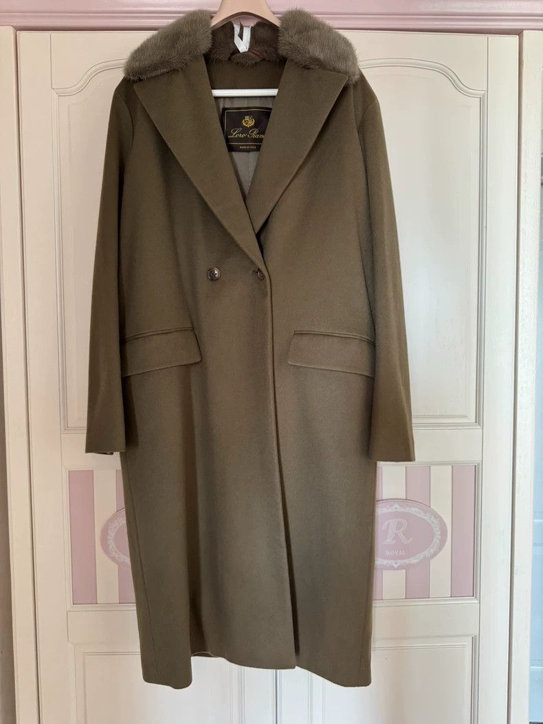 Loro Piana Loro Piana Mink Collar Cashmere Coat - dmc Size US M / EU 48-50 / 2 - 1 Thumbnail