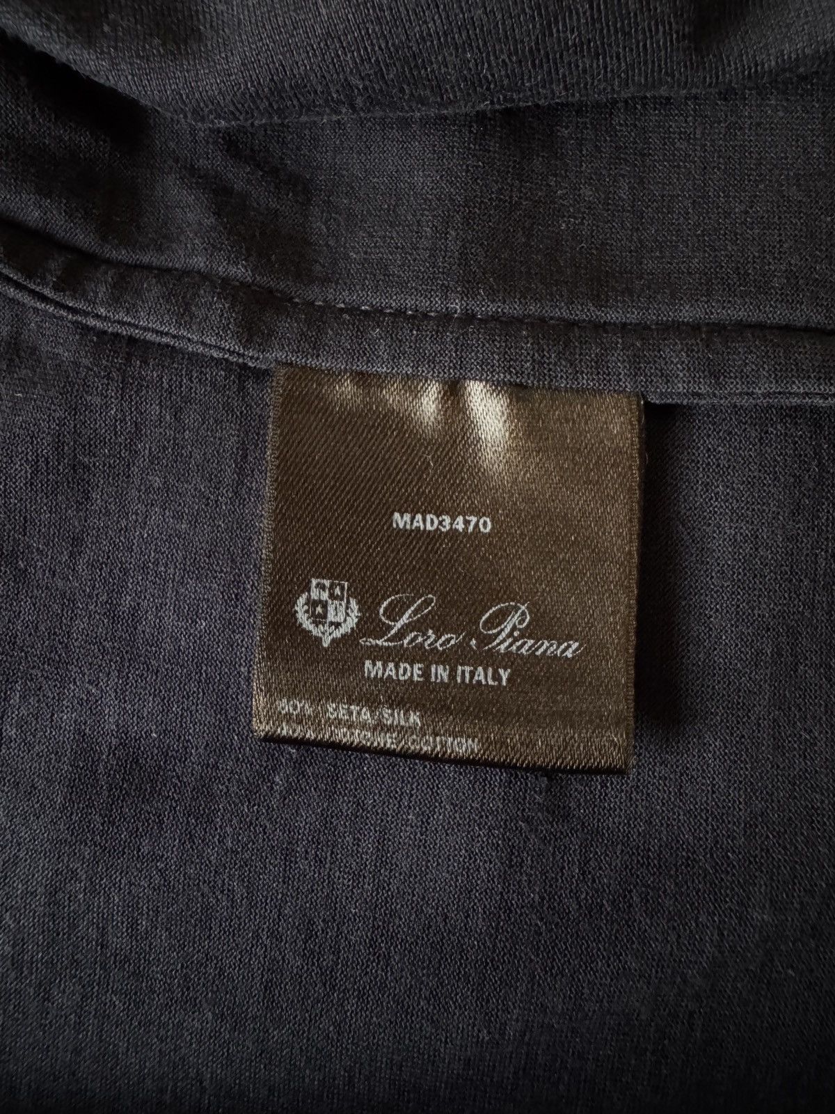 Loro Piana 🔥🔥 Loro Piana Silk Long Sleeve T-Shirt Size US XL / EU 56 / 4 - 5 Thumbnail